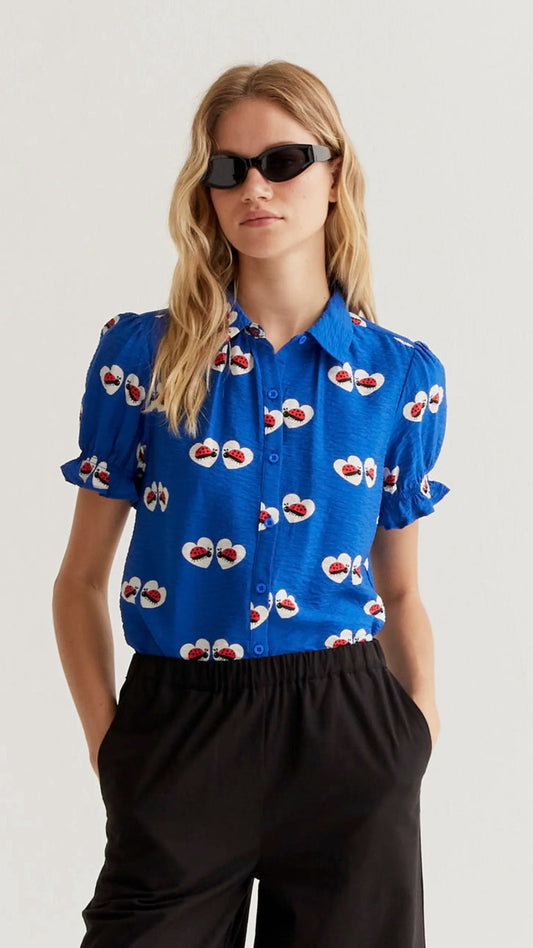 Camisa con estampado Coccinella