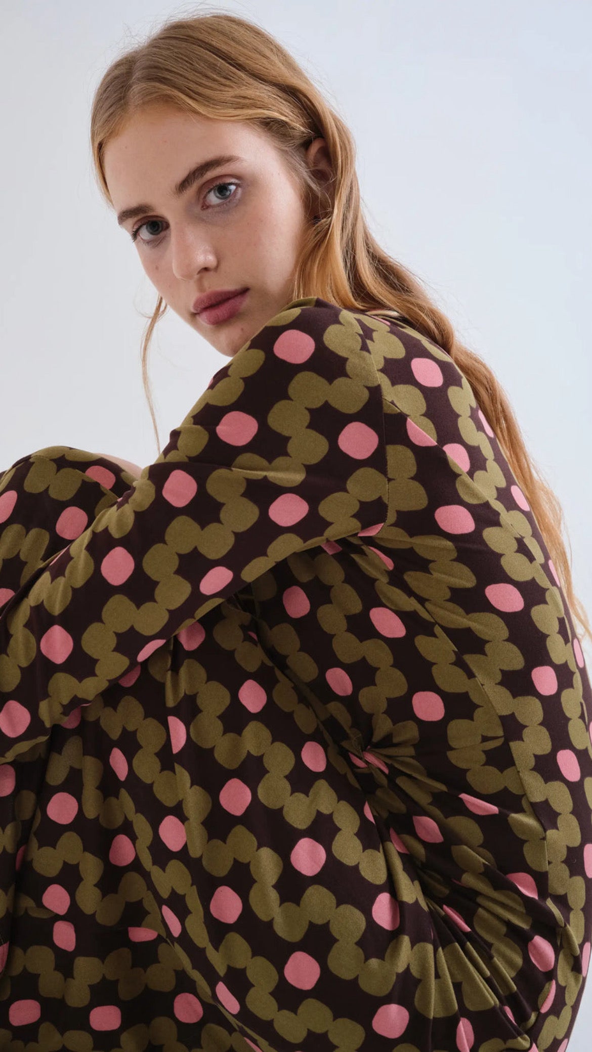 Vestido midi con estampado Aberdeen