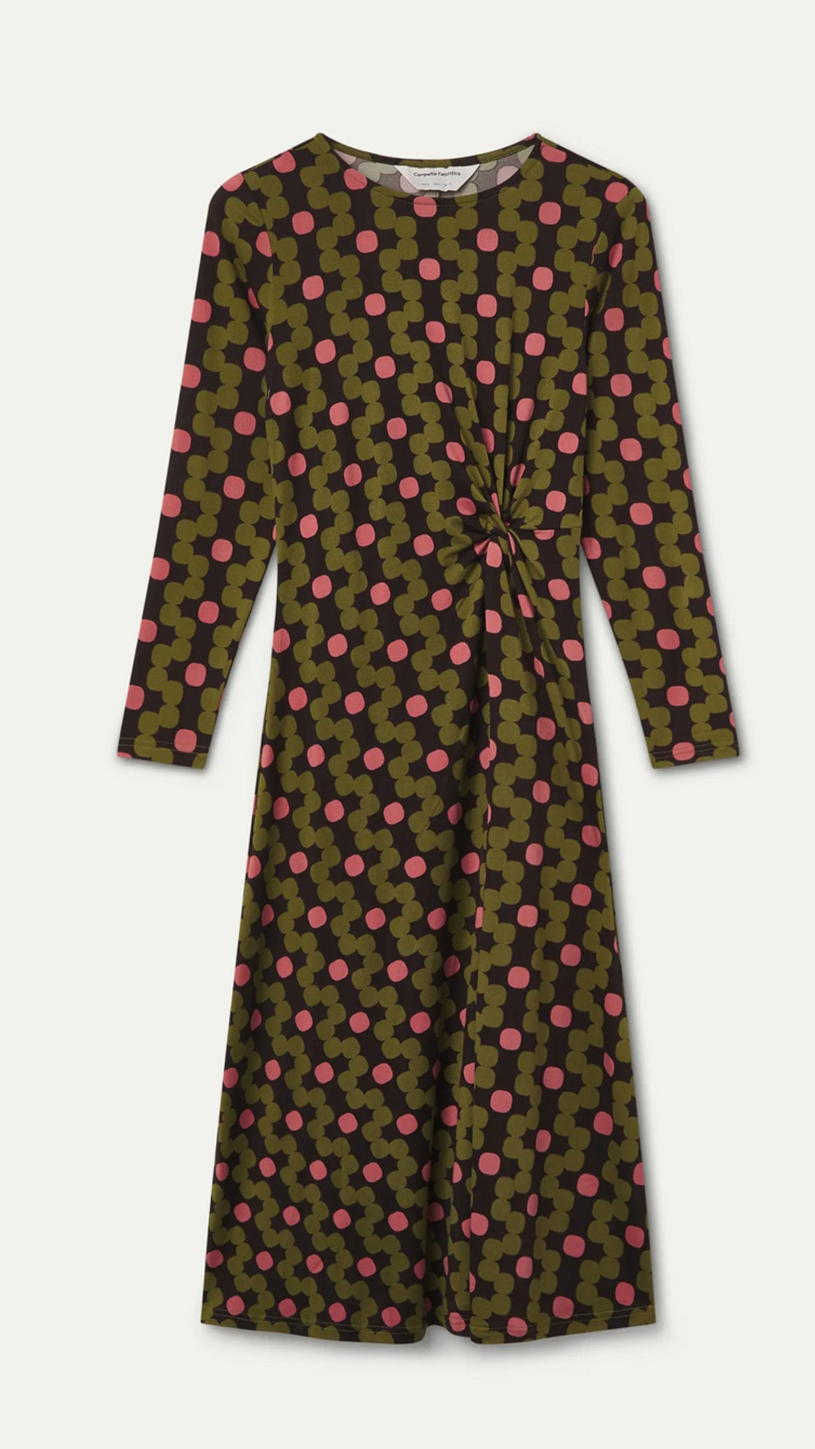 Vestido midi con estampado Aberdeen