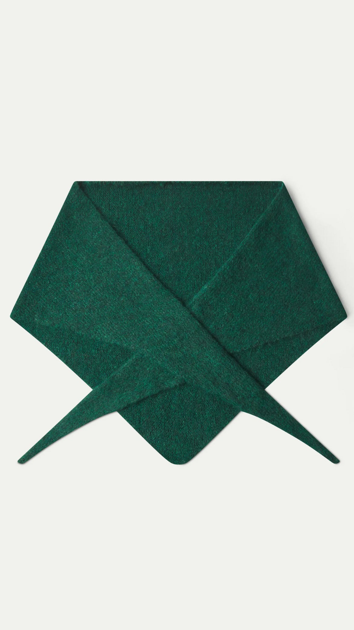 Bandana triangular verde oscuro
