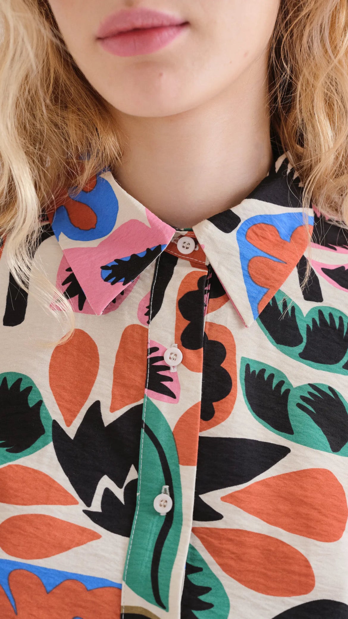 Camisa con estampado Neo Garden