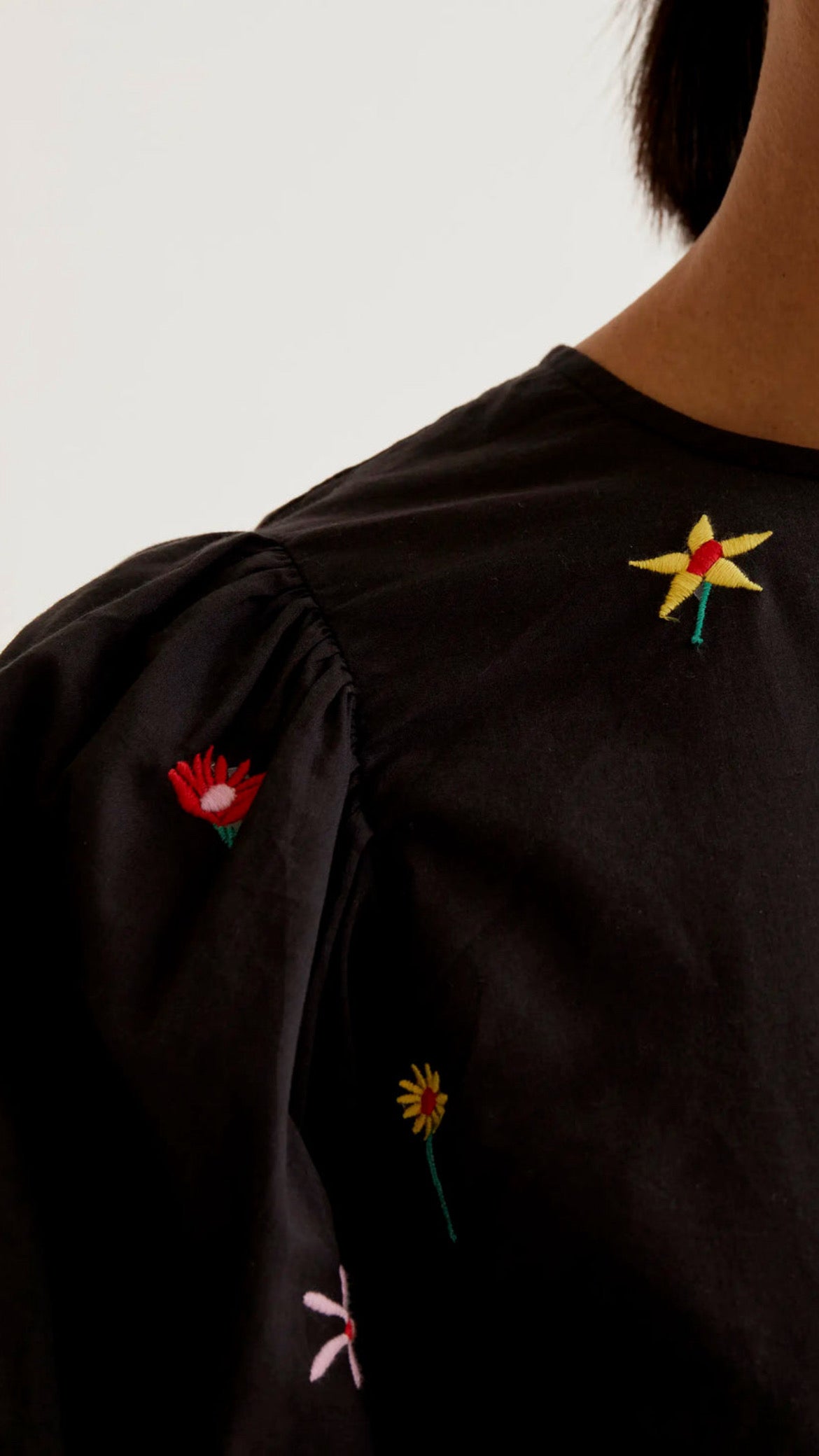 Top con estampado Black Gardener Flowers