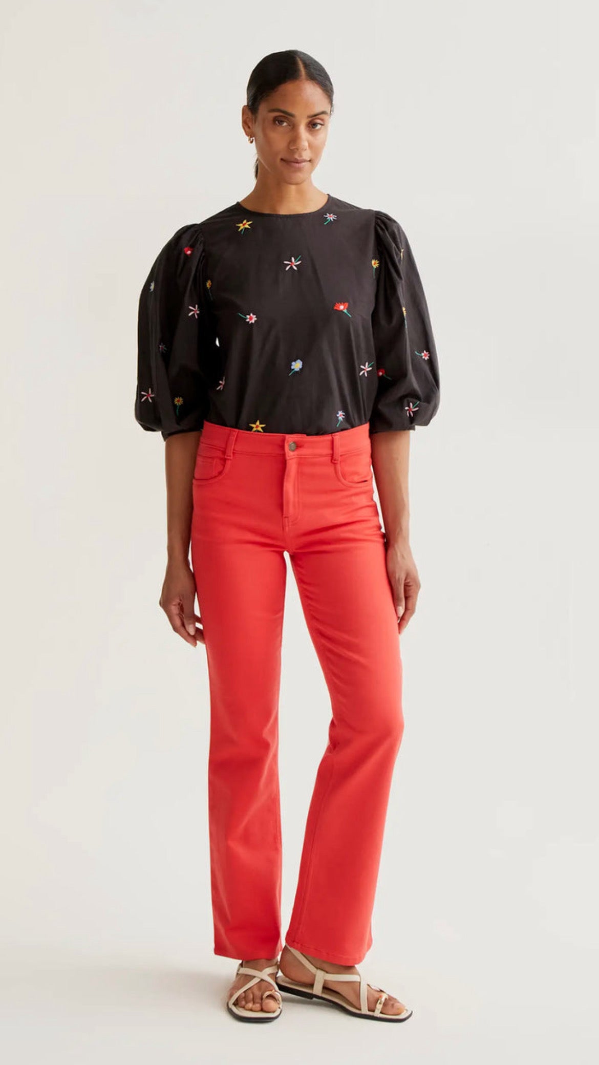 Top con estampado Black Gardener Flowers