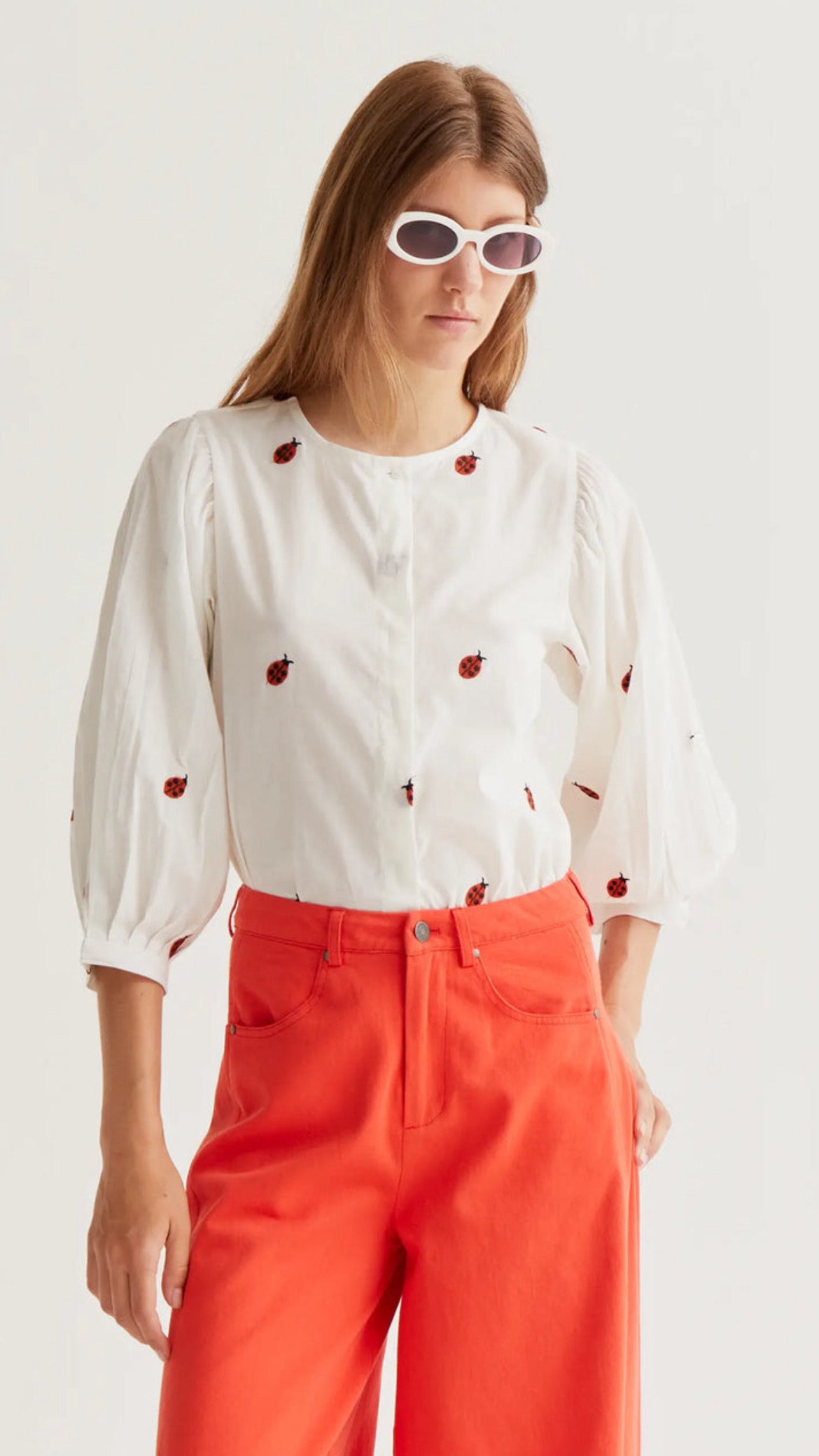 Camisa con estampado Ladybugs