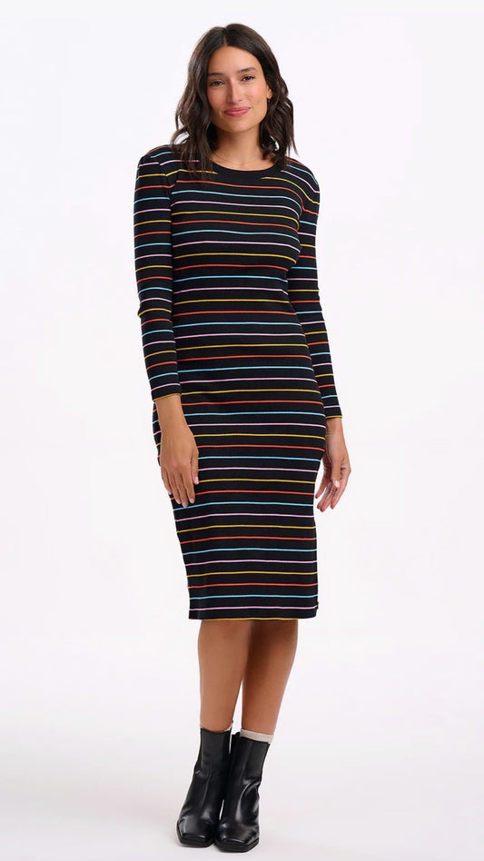 Vestido midi Renata Rib