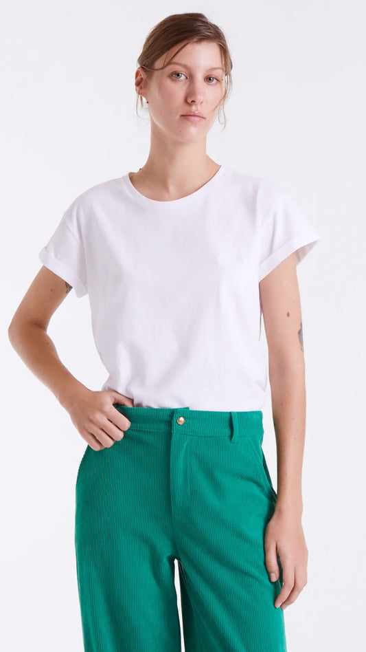 Camiseta 100% algodón blanco