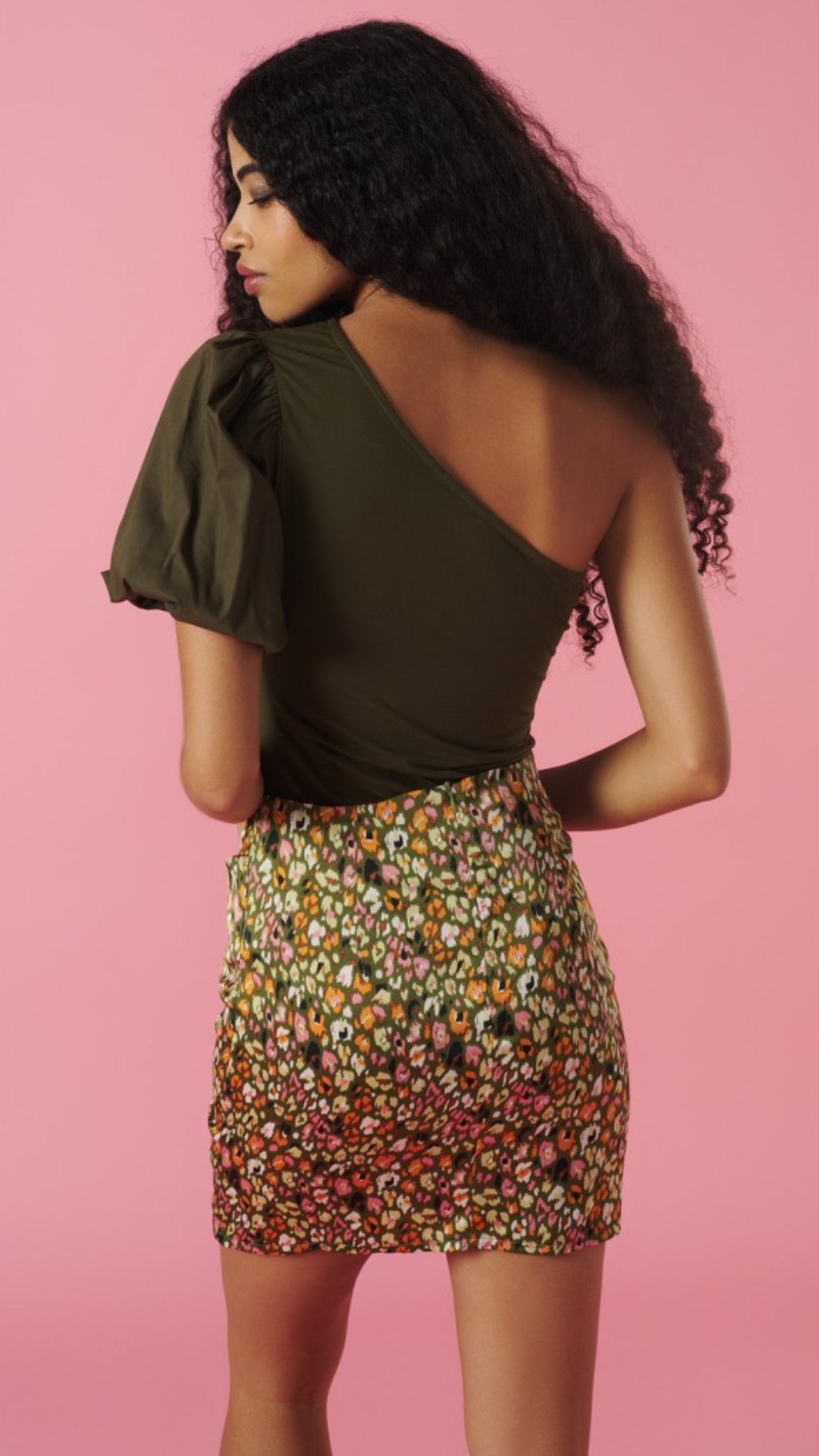 Falda Green Flora