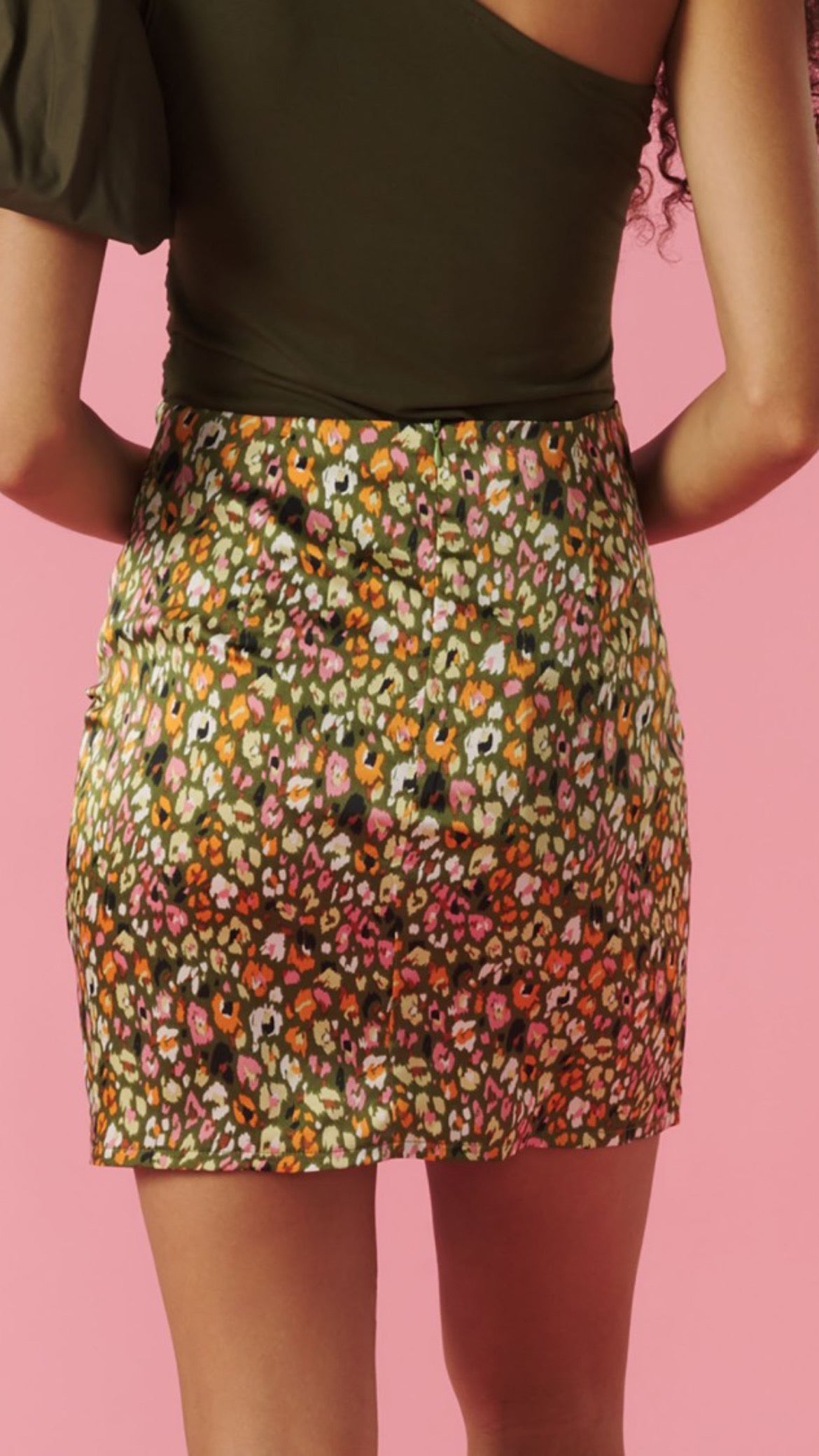 Falda Green Flora