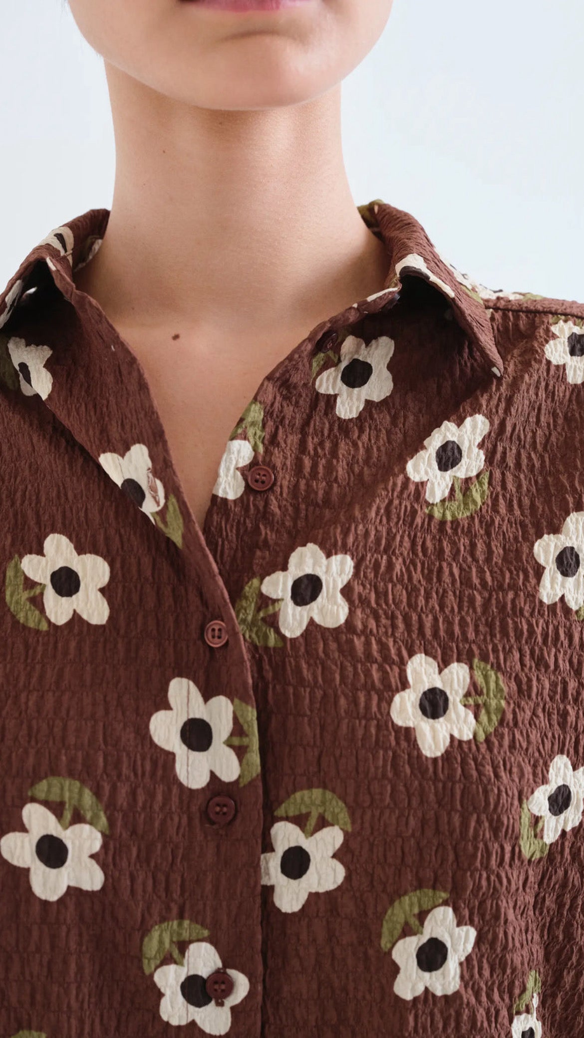 Camisa con estampado Santini