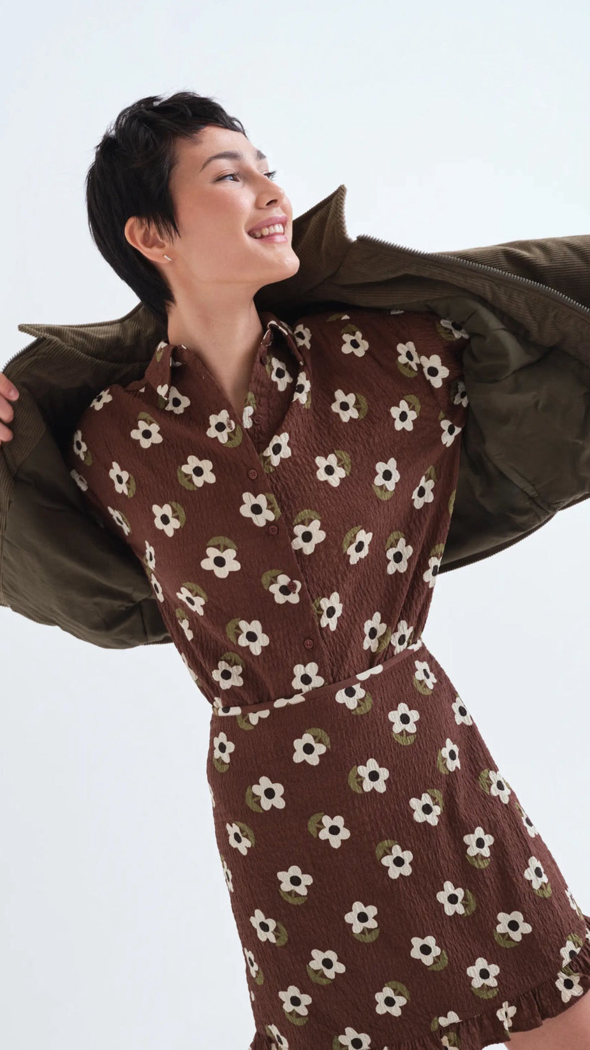 Camisa con estampado Santini