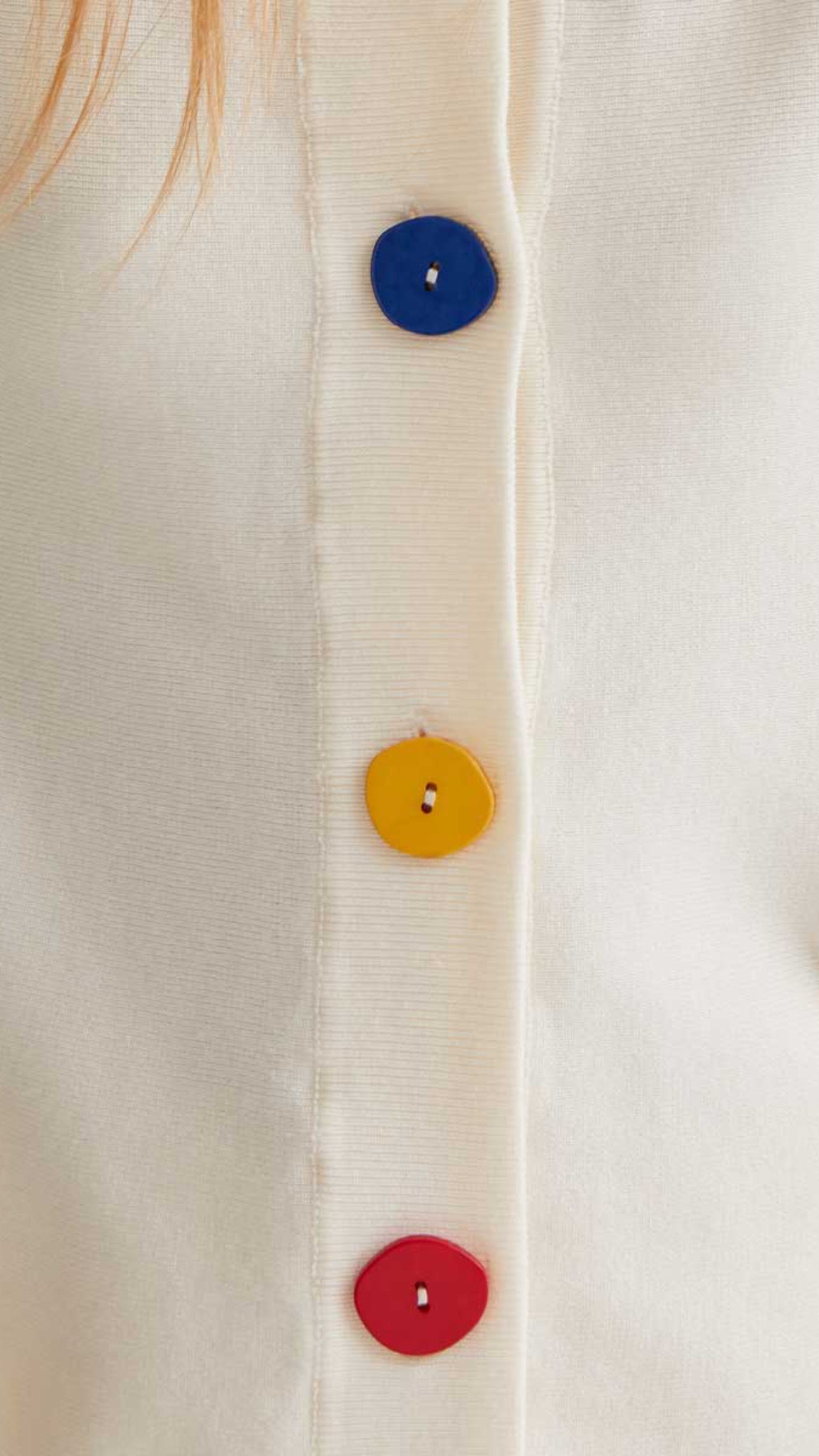 Cárdigan punto botones multicolor