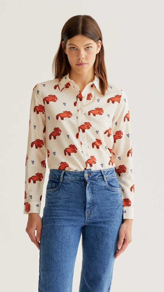 Camisa con estampado Tochi