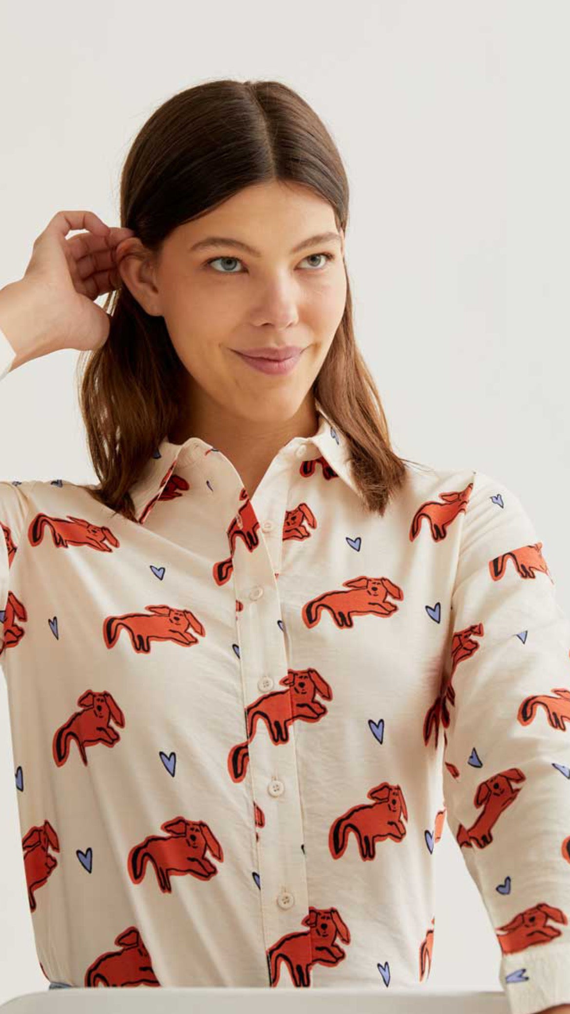 Camisa con estampado Tochi