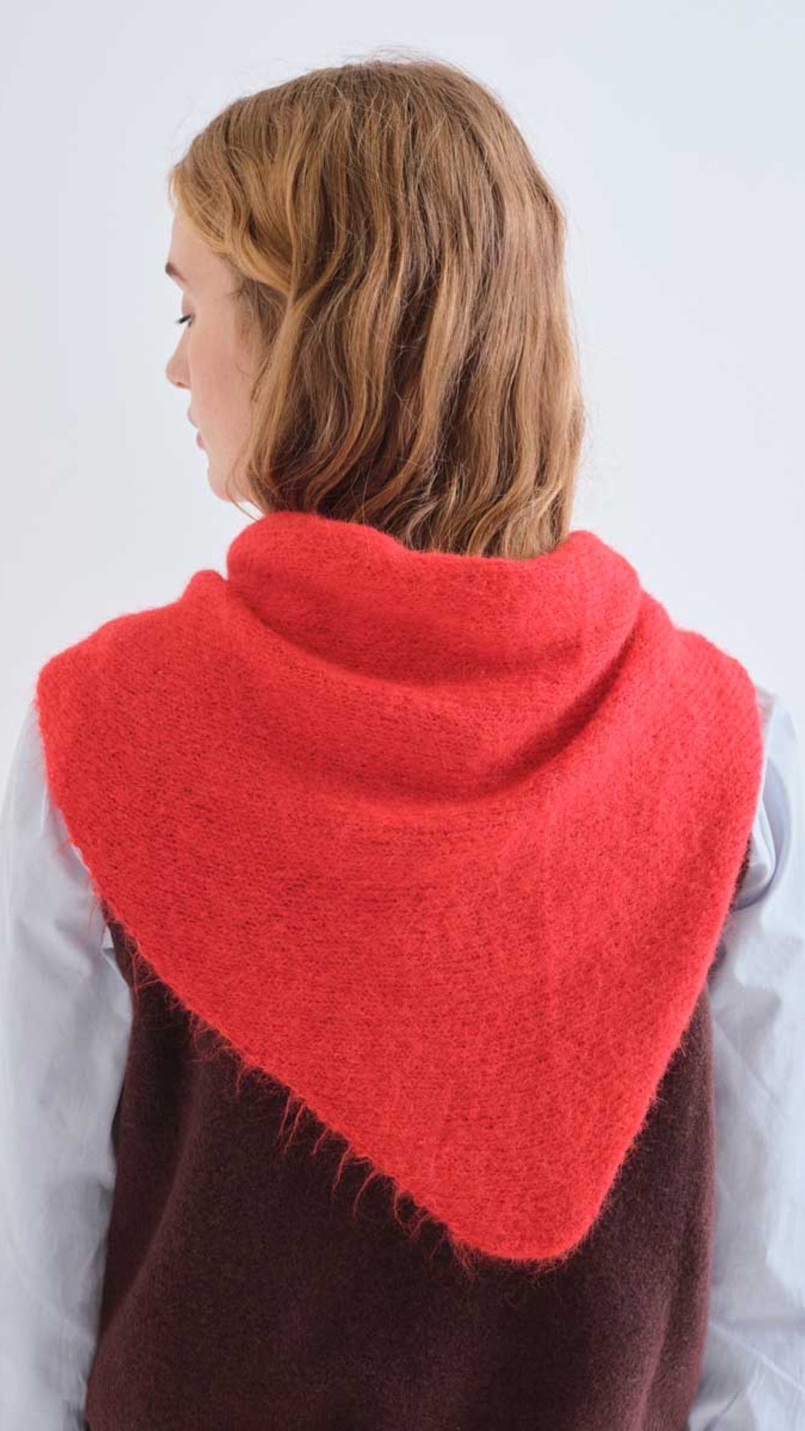 Bandana triangular roja