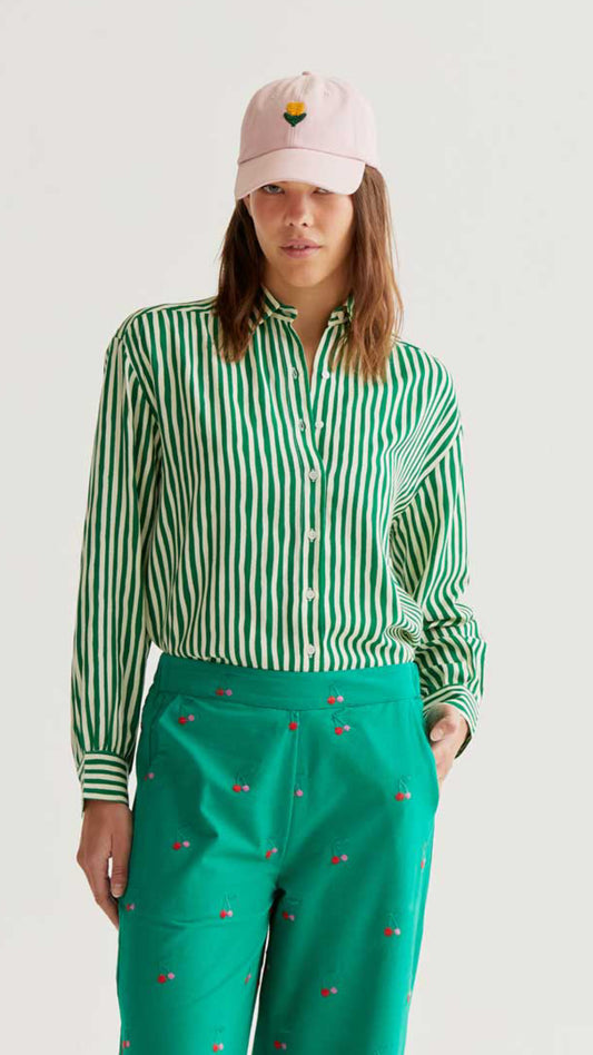 Camisa con estampado Lavagna Green