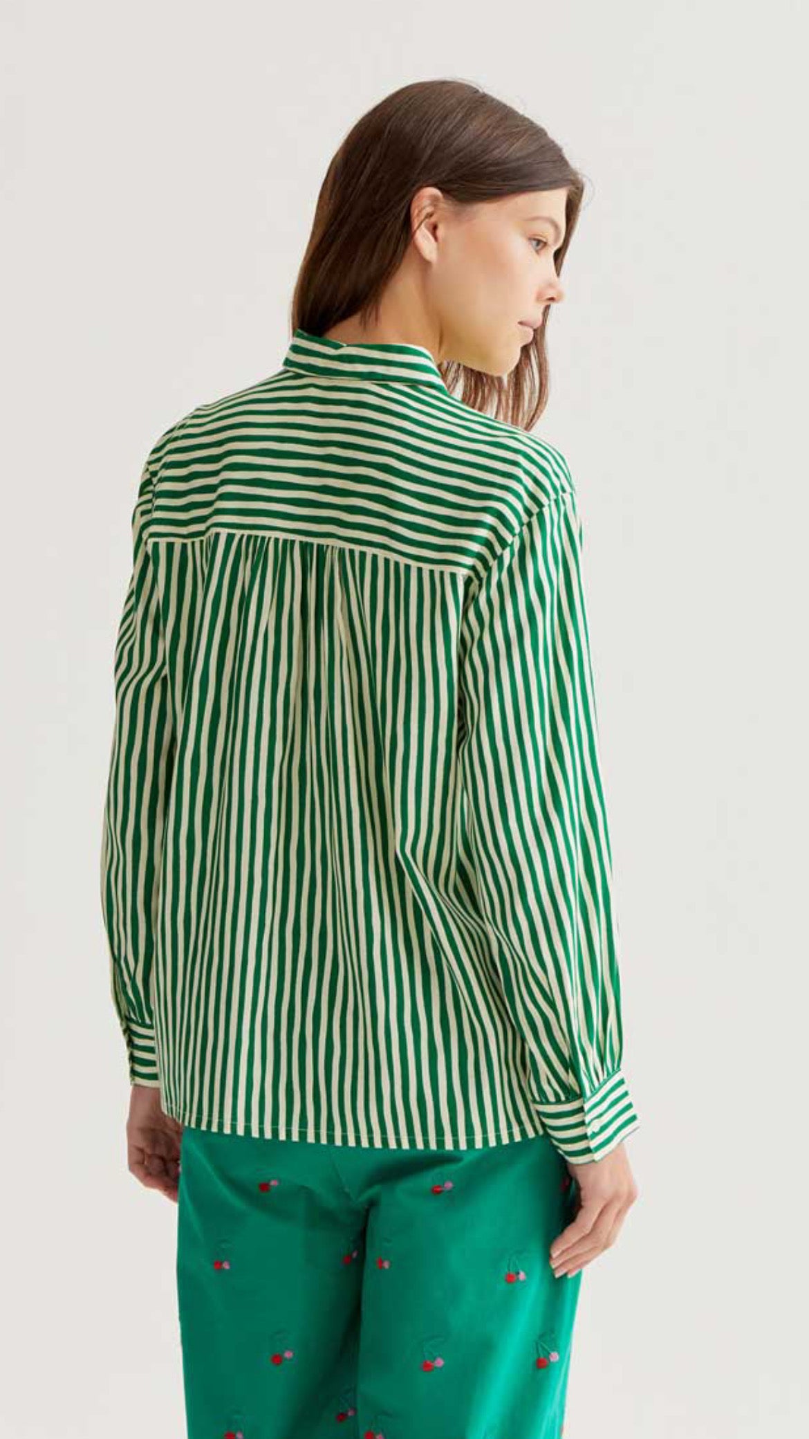 Camisa con estampado Lavagna Green