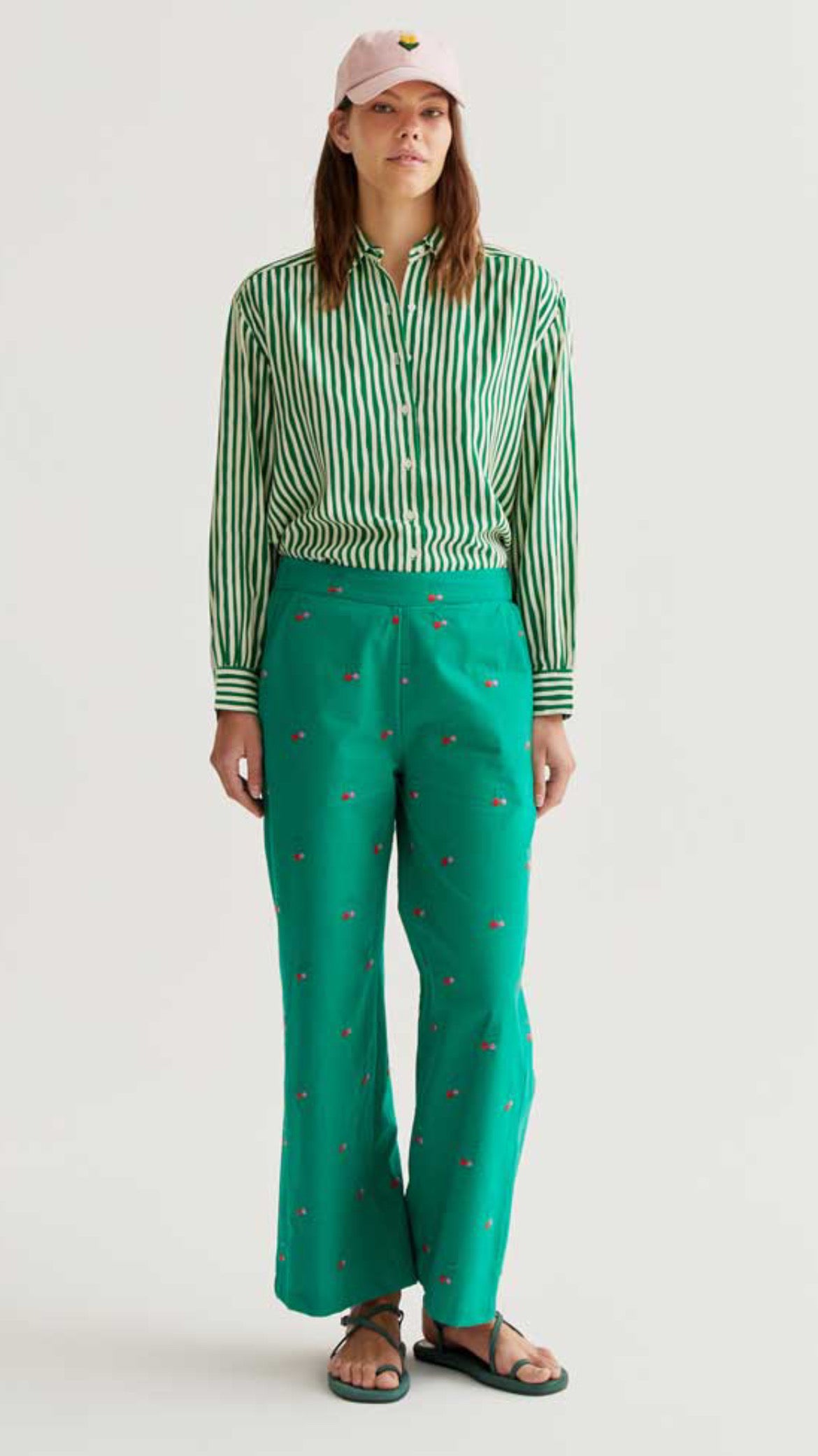 Camisa con estampado Lavagna Green