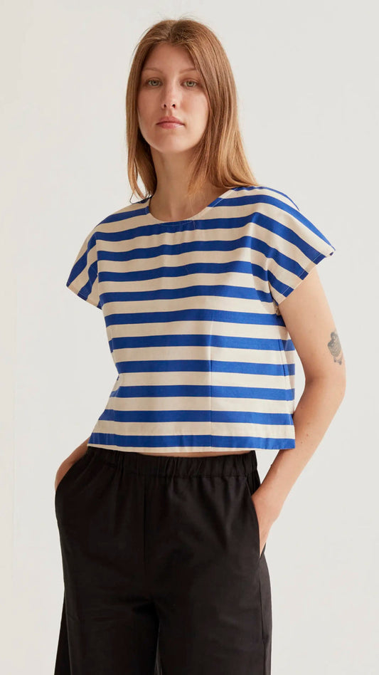 Top con estampado Bamboo Blue