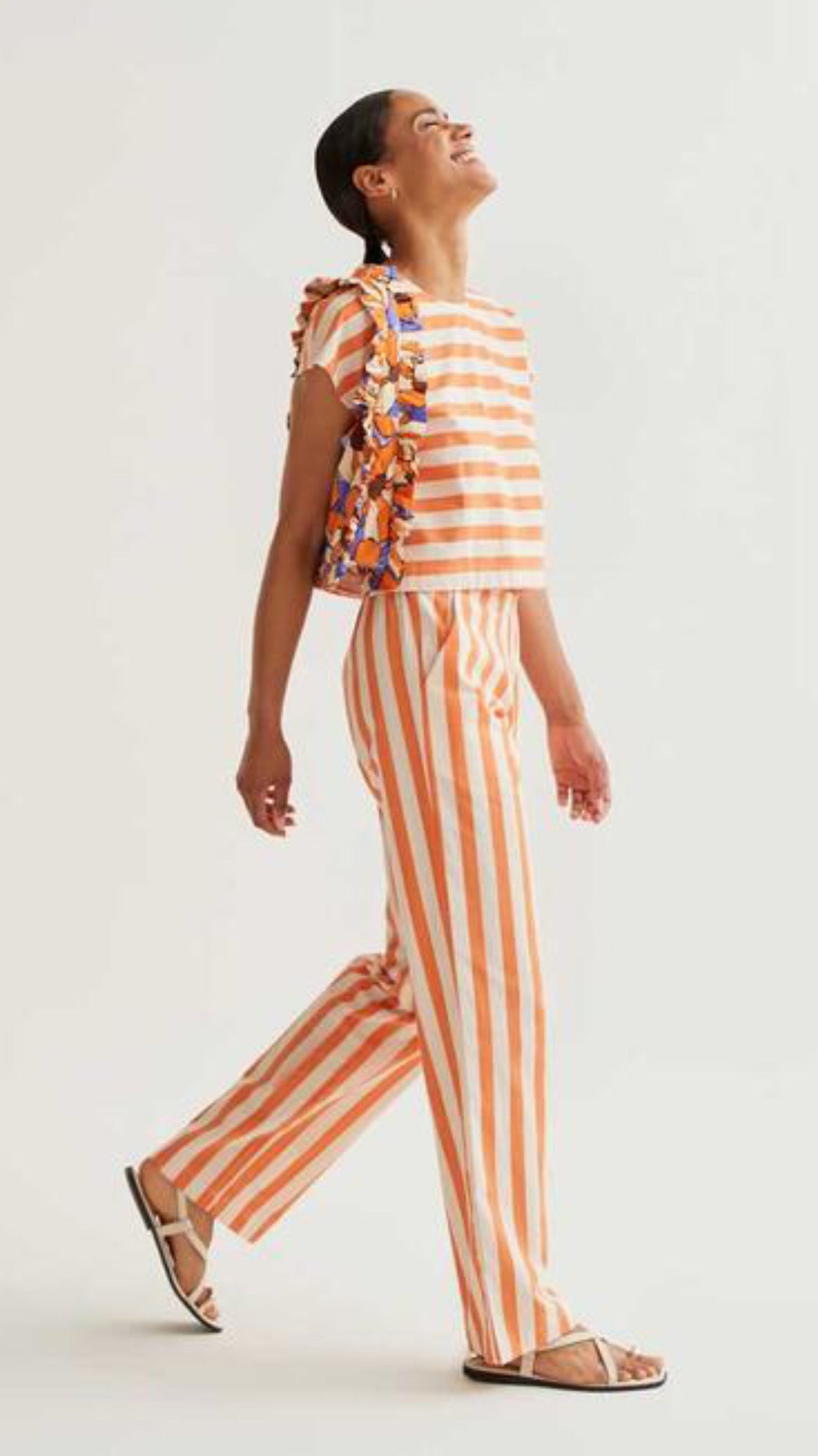 Pantalón estampado Bamboo Orange