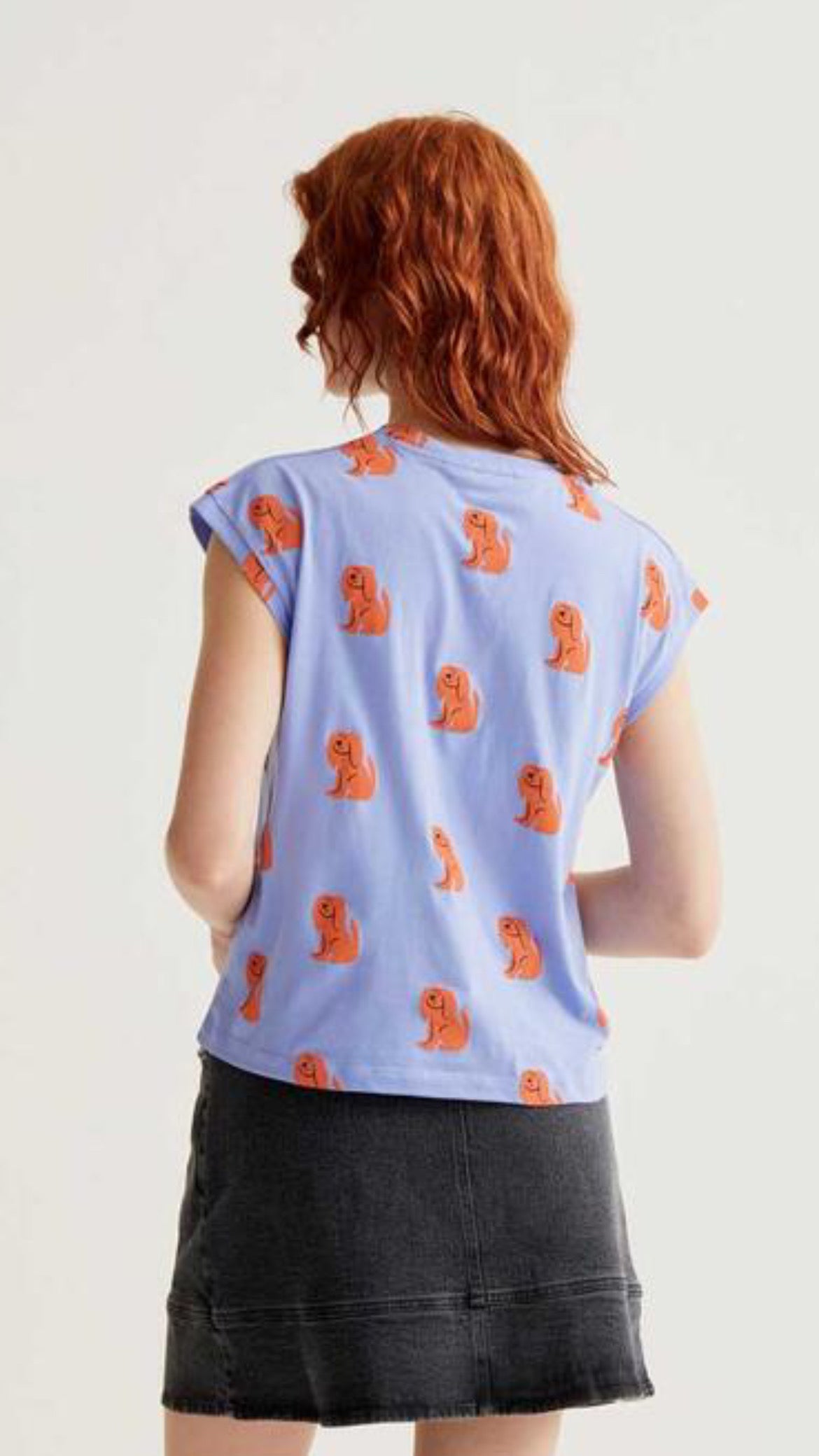 Camiseta con estampado Blue Dog