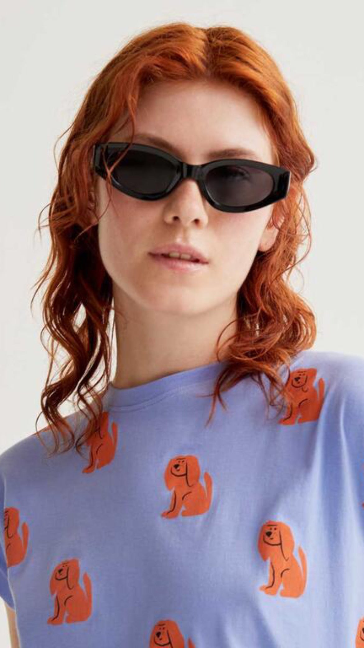 Camiseta con estampado Blue Dog