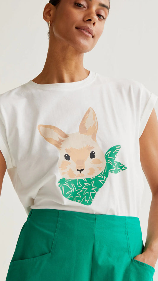 Camiseta con estampado Conejito