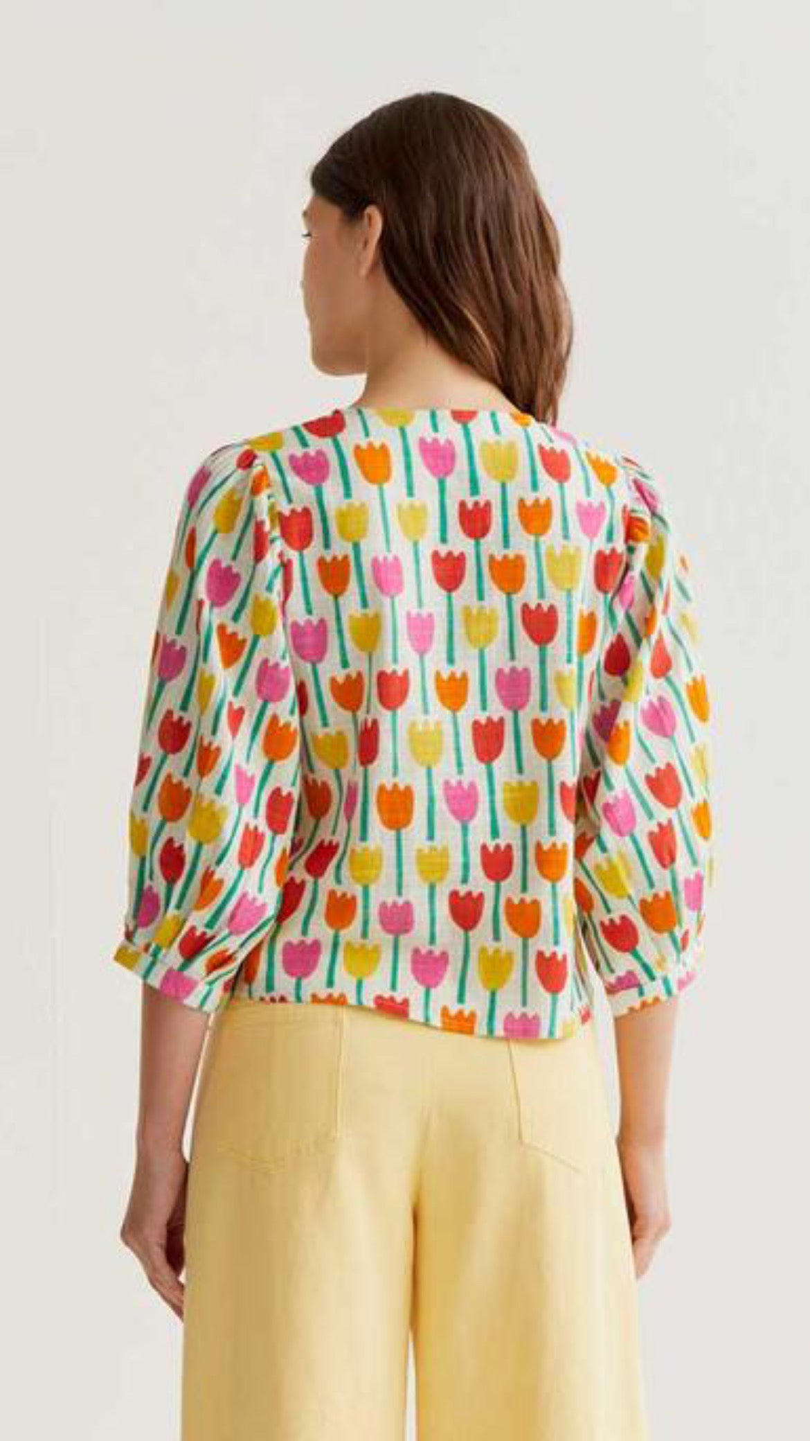 Camisa con estampado Tulipa