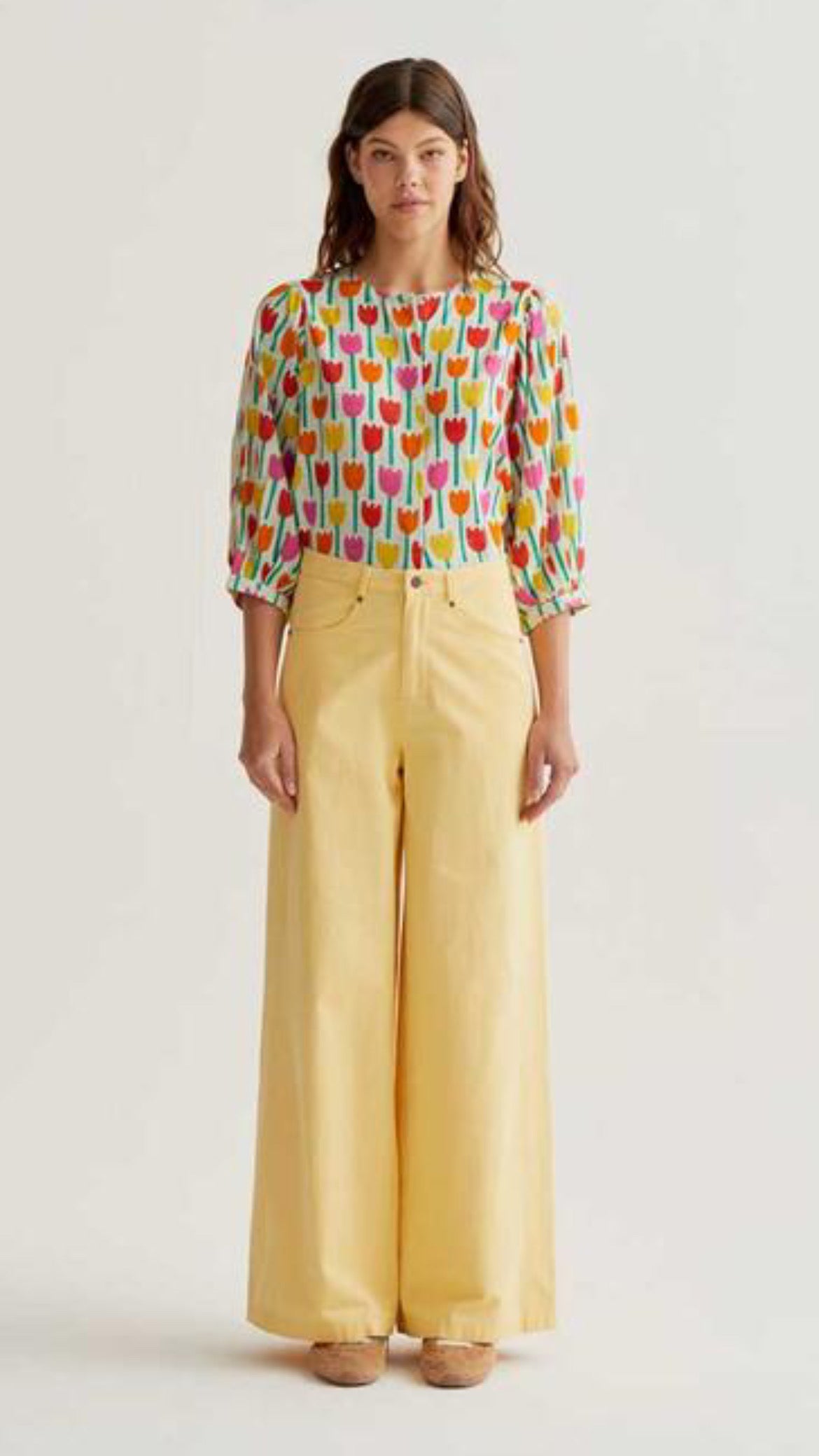 Camisa con estampado Tulipa