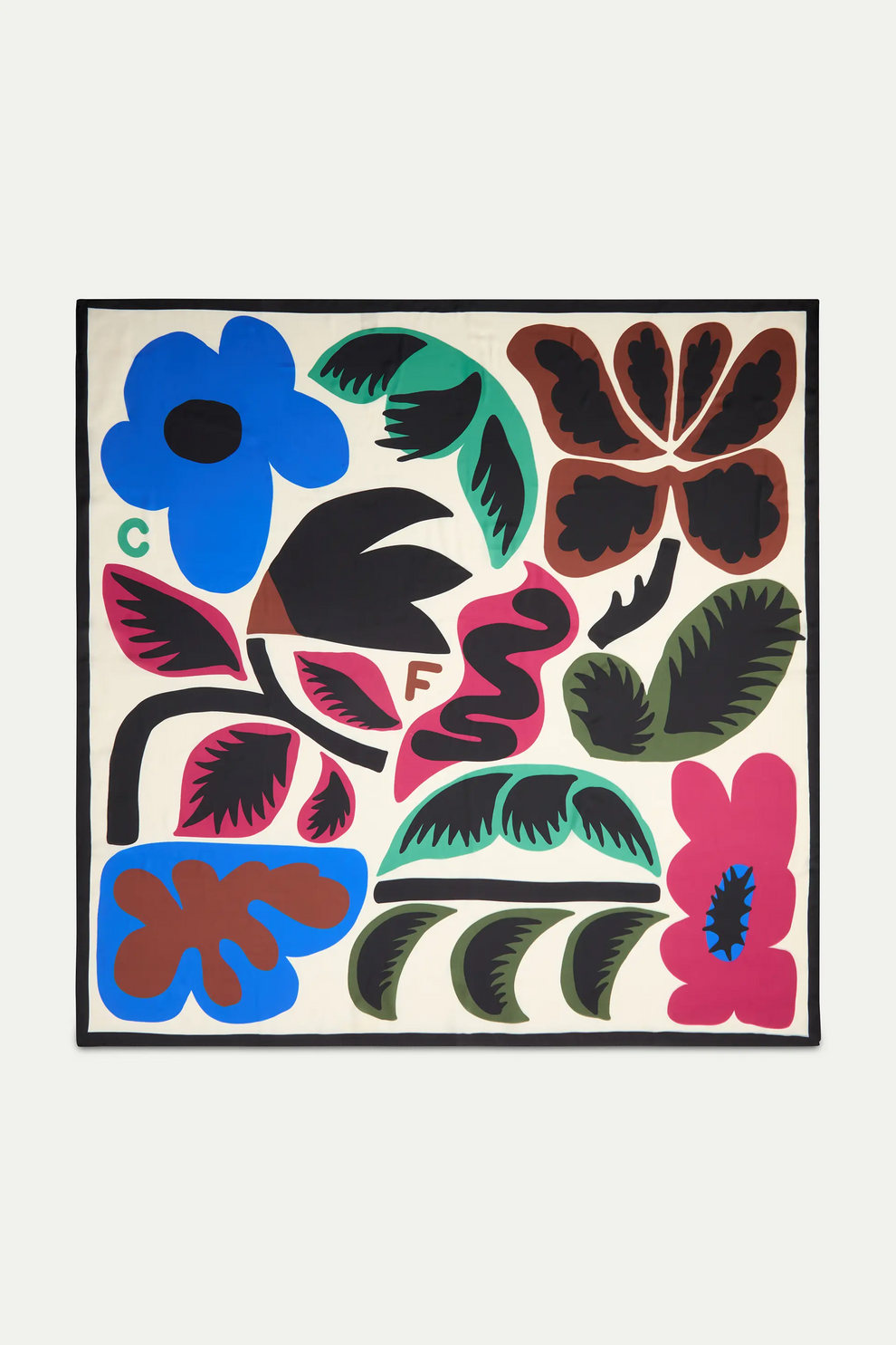 Pañuelo con estampado Neo Garden