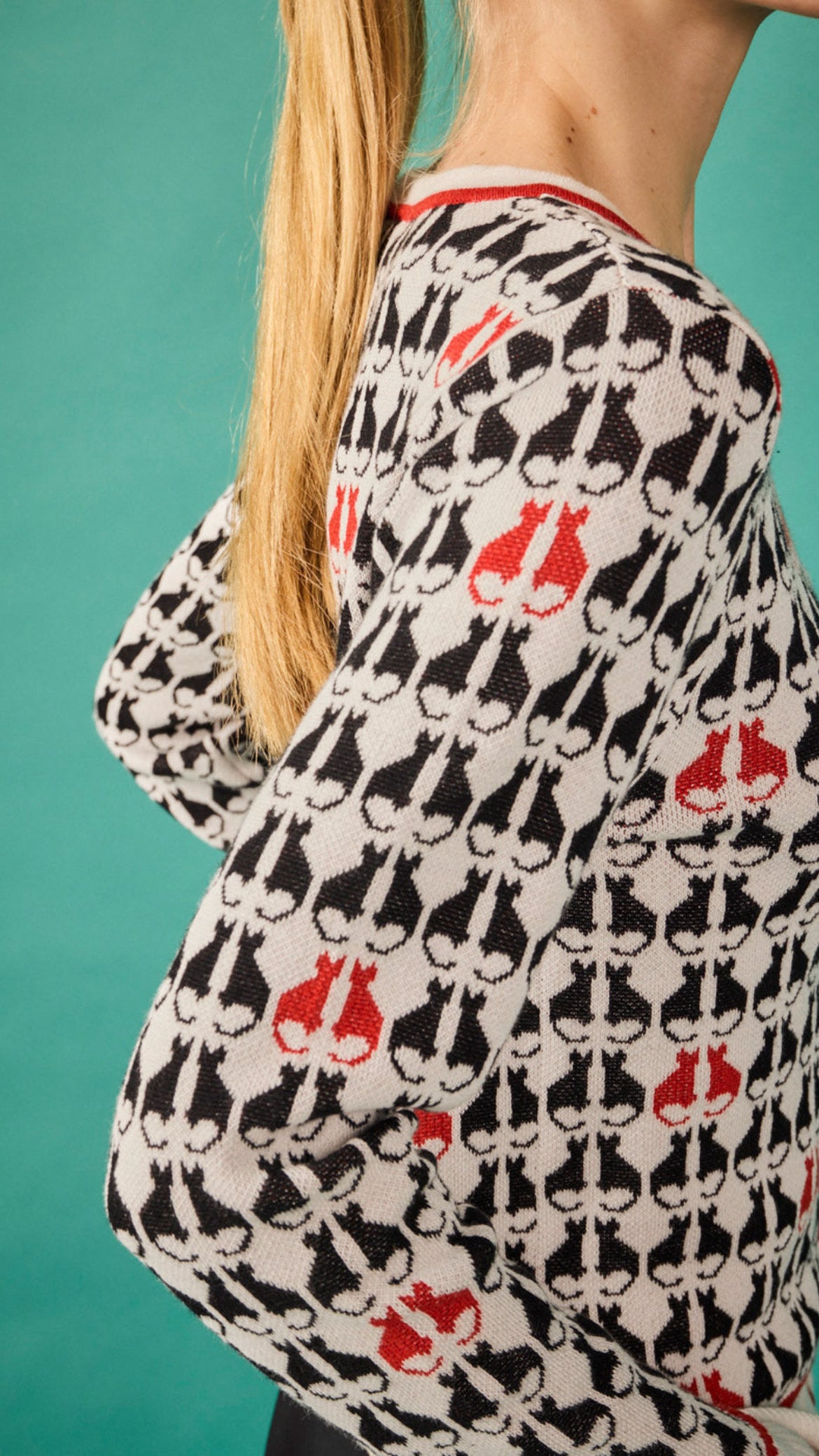 Chaqueta Pisa Gato Rojo