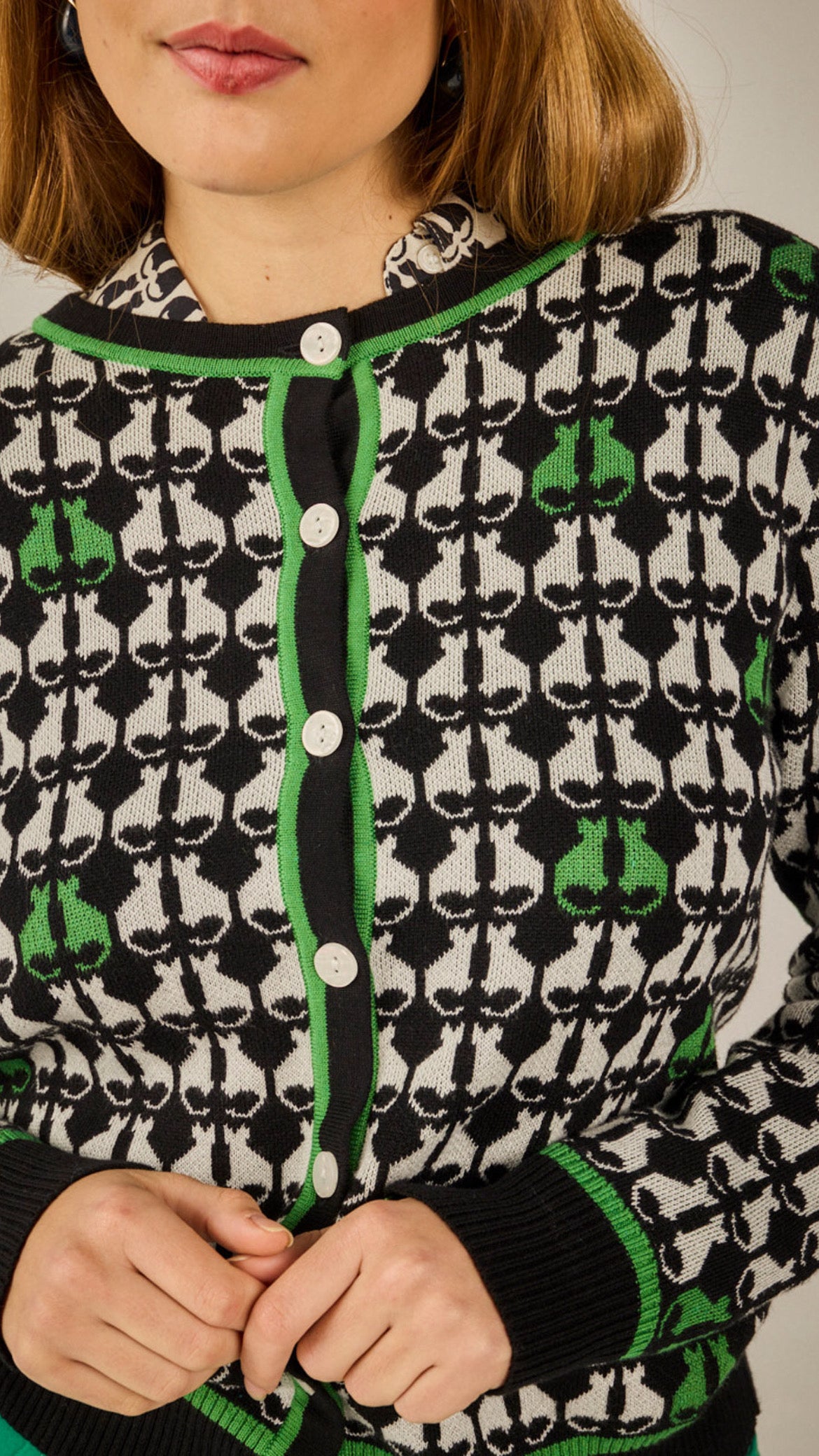 Chaqueta Pisa Gato Verde