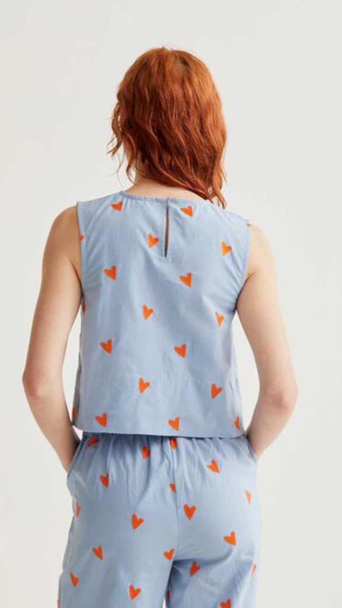 Top con estampado Hearts