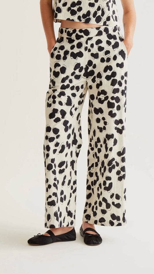 Pantalón con estampado Dalmatian