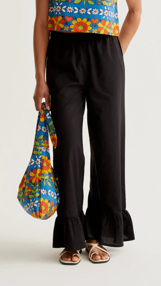 Pantalón 100% algodón negro