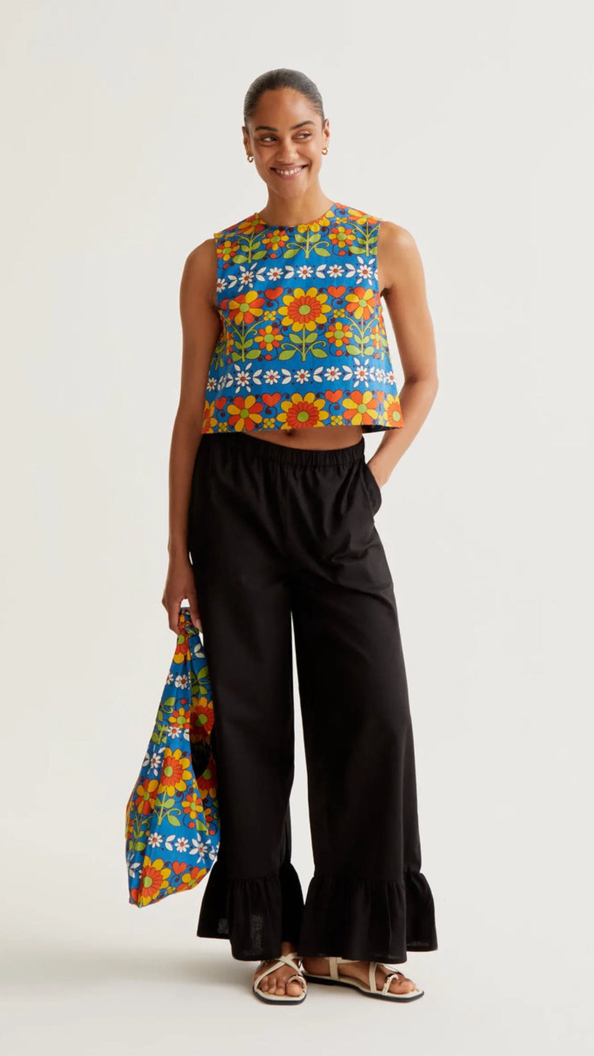 Pantalón 100% algodón negro
