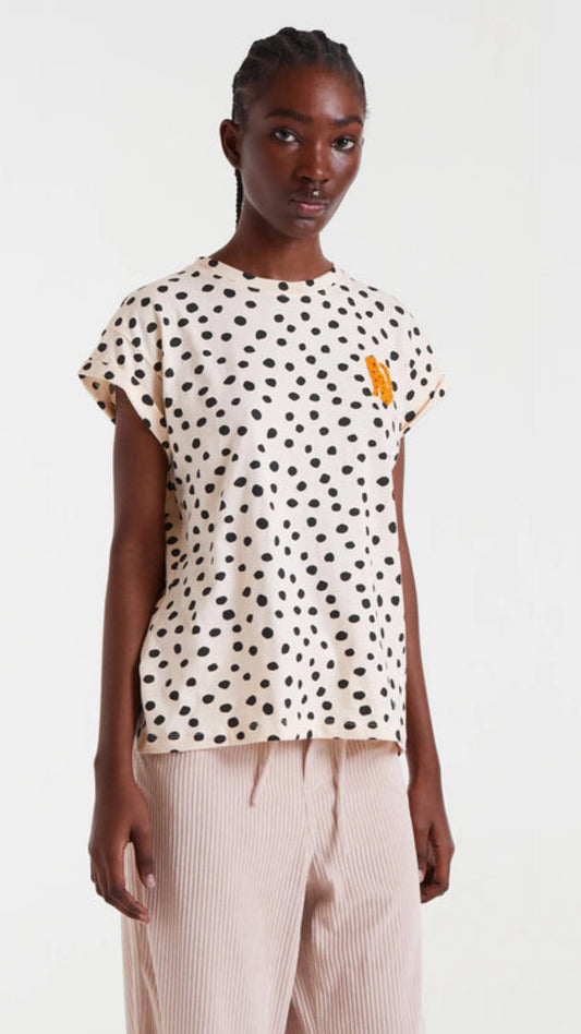 Camiseta 100% algodón con estampado Tano Dots