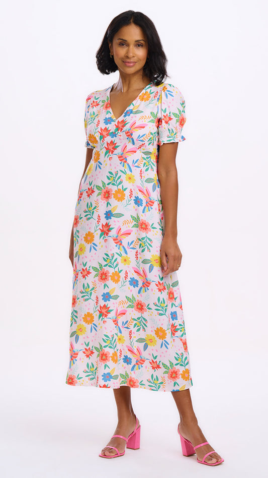 Vestido Midi Marijane Tropical