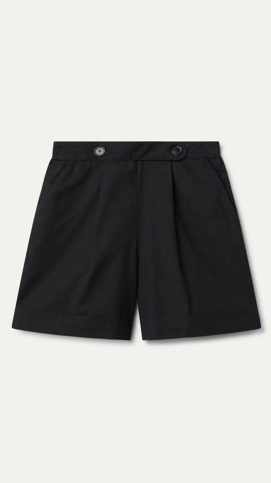 Shorts botones negros