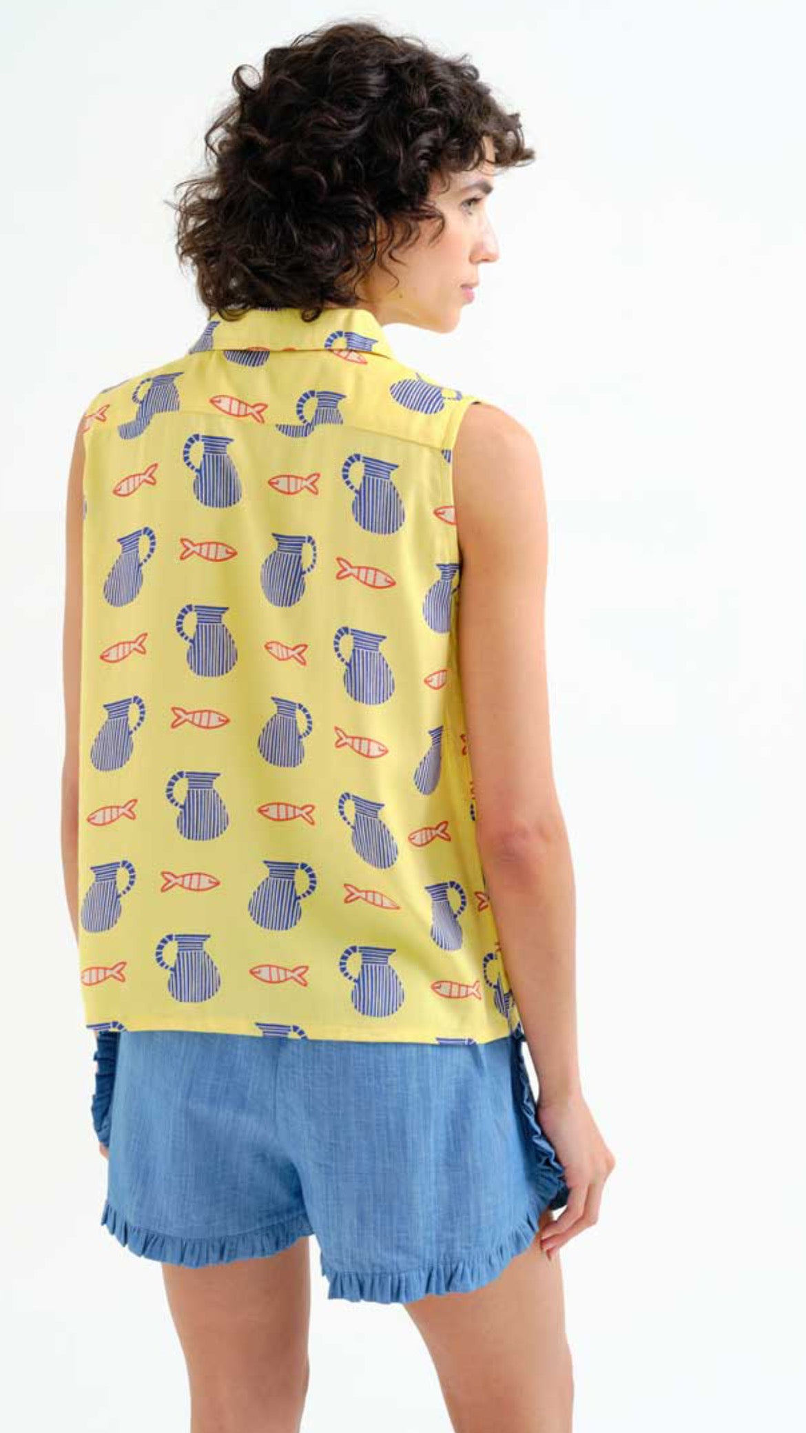 Camisa con estampado Brava