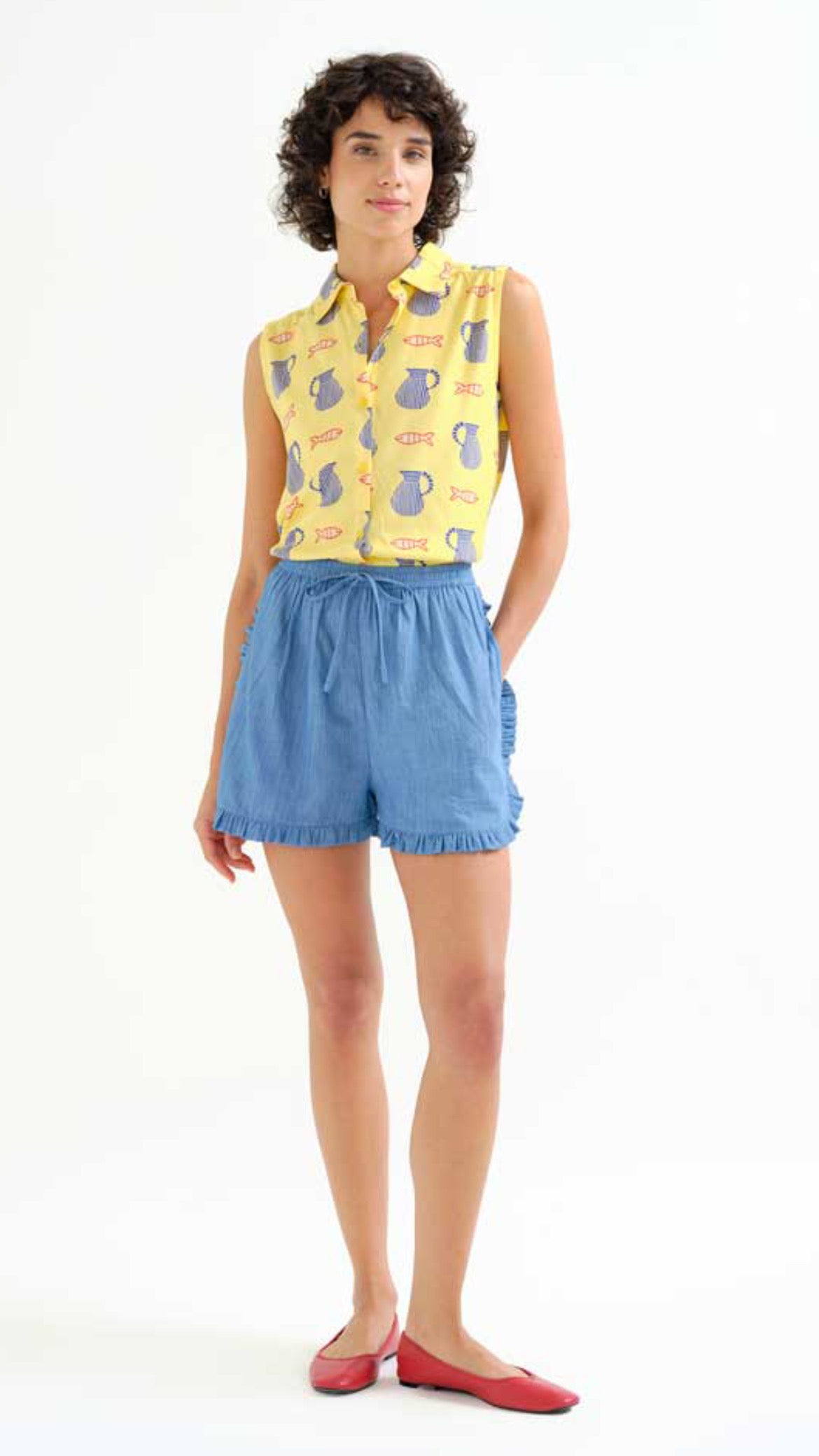 Camisa con estampado Brava