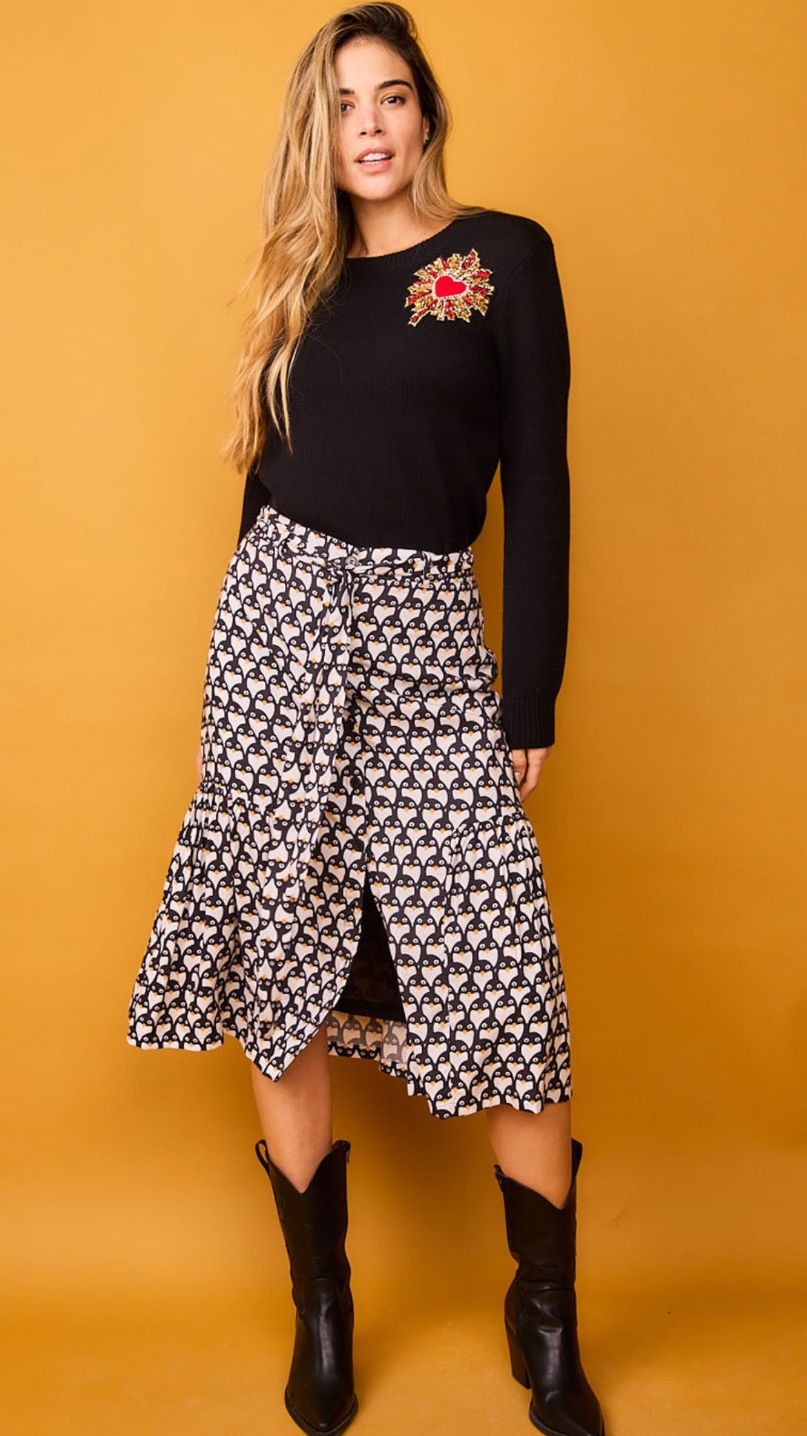 Falda Piña Pingüino