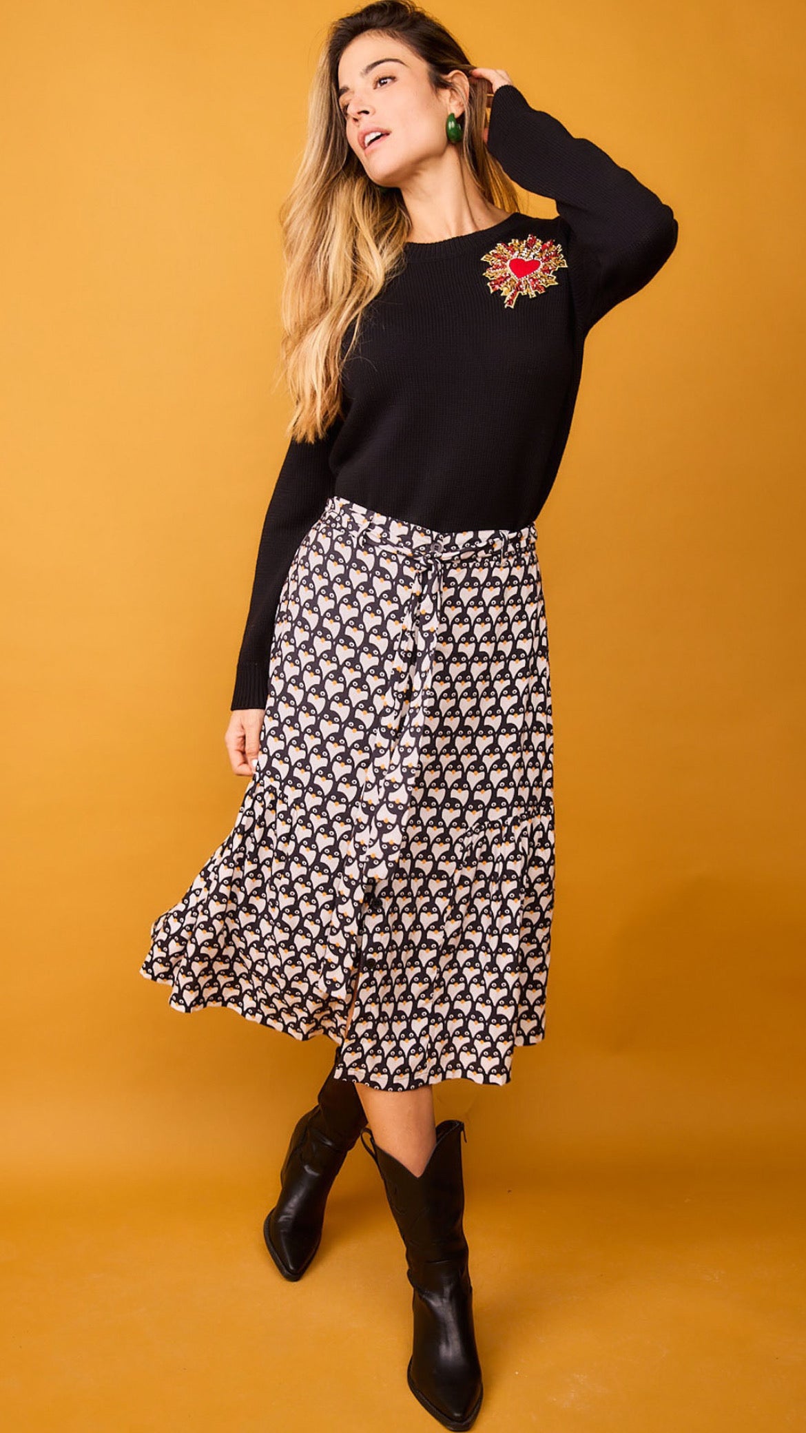 Falda Piña Pingüino