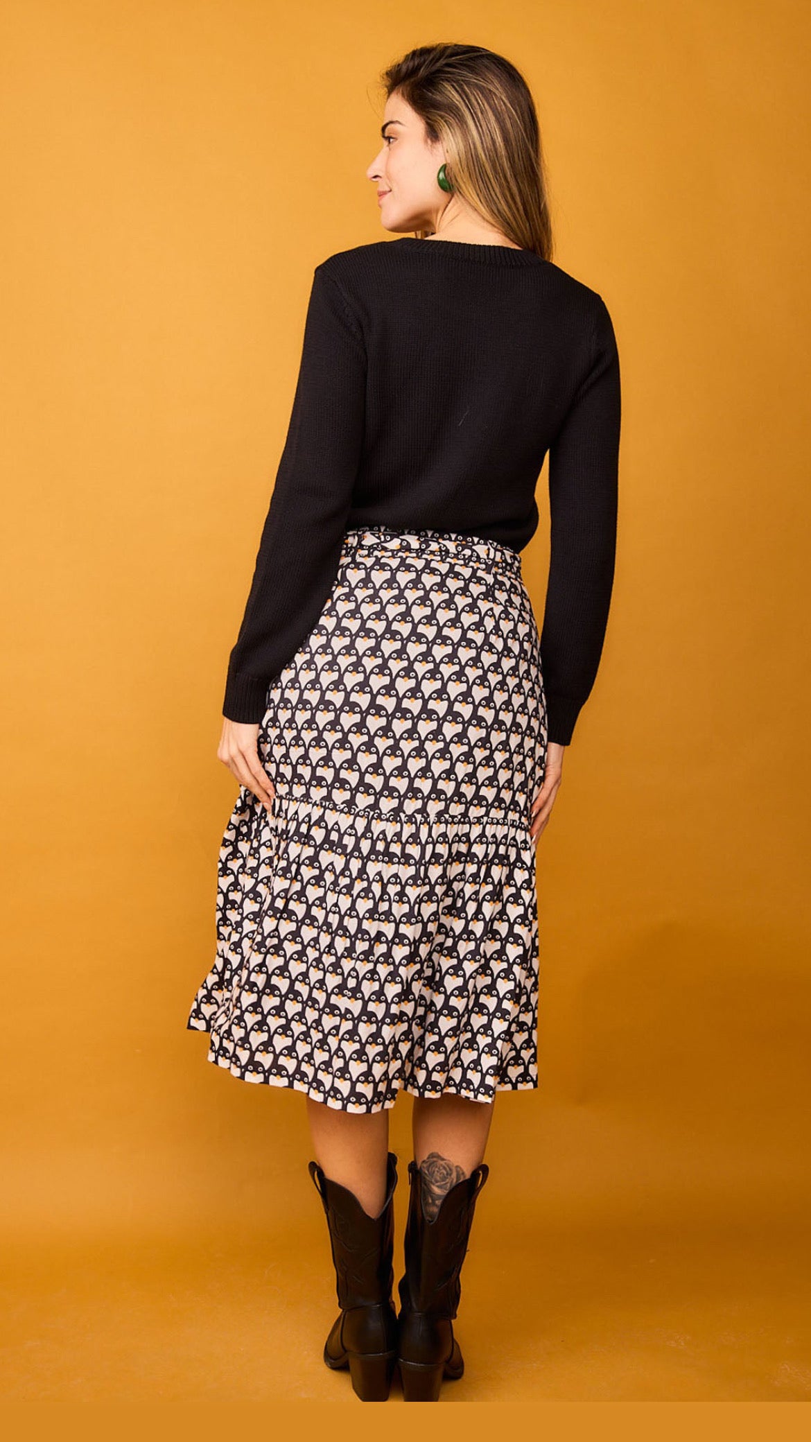 Falda Piña Pingüino