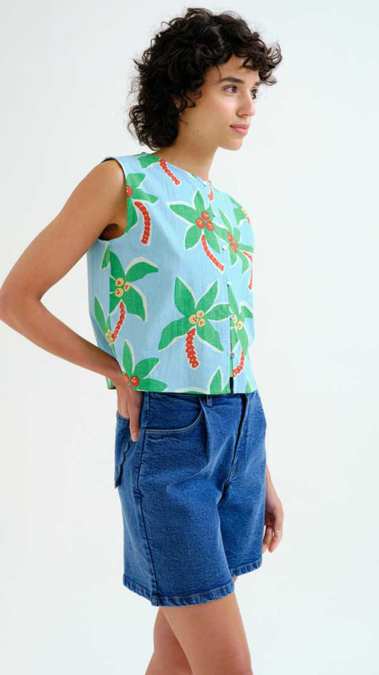 Top con estampado Cocotero Big