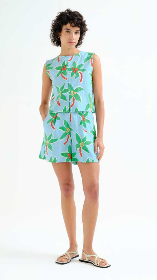 Shorts con estampado Cocotero Big