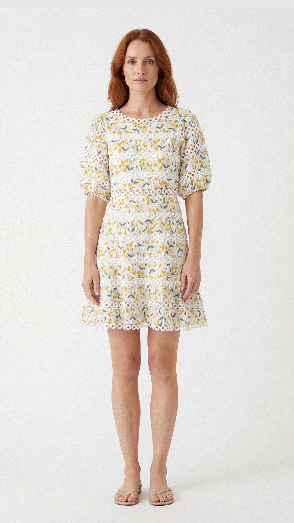 Vestido Velours Amarillo (R)