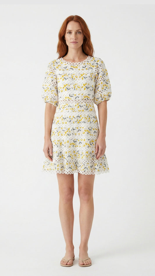 Vestido Velours Amarillo