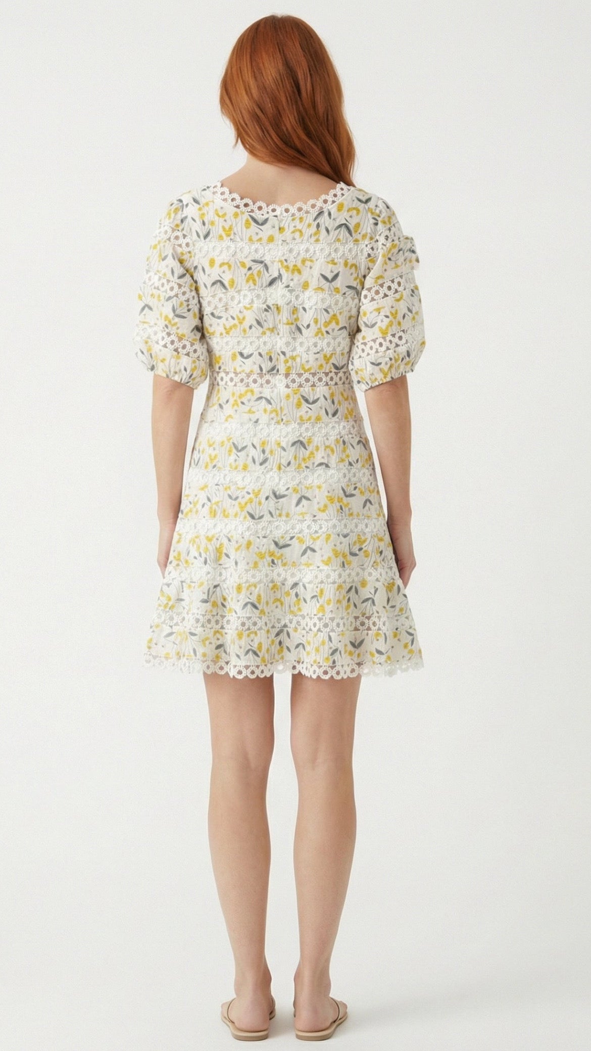 Vestido Velours Amarillo (R)