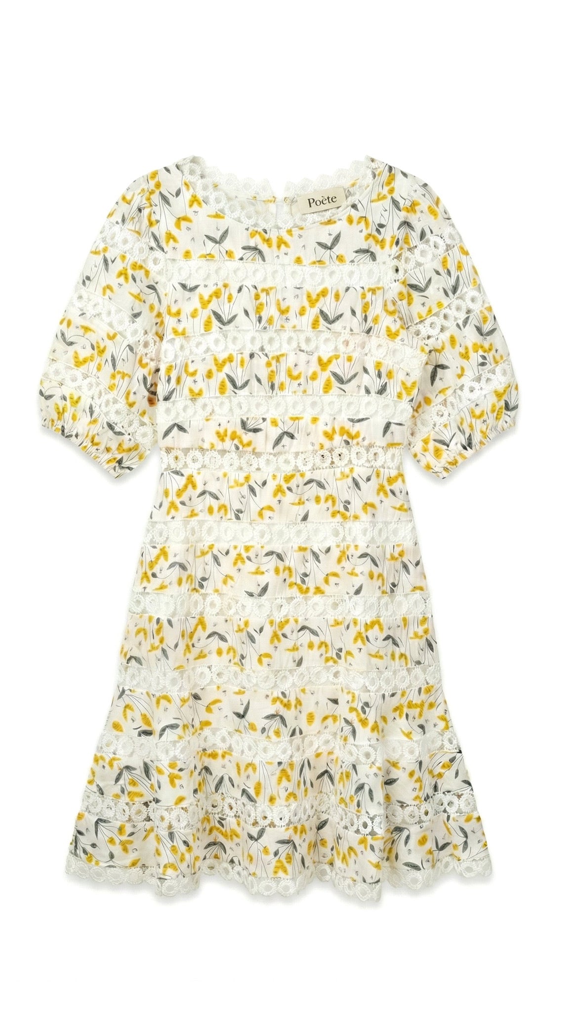 Vestido Velours Amarillo (R)