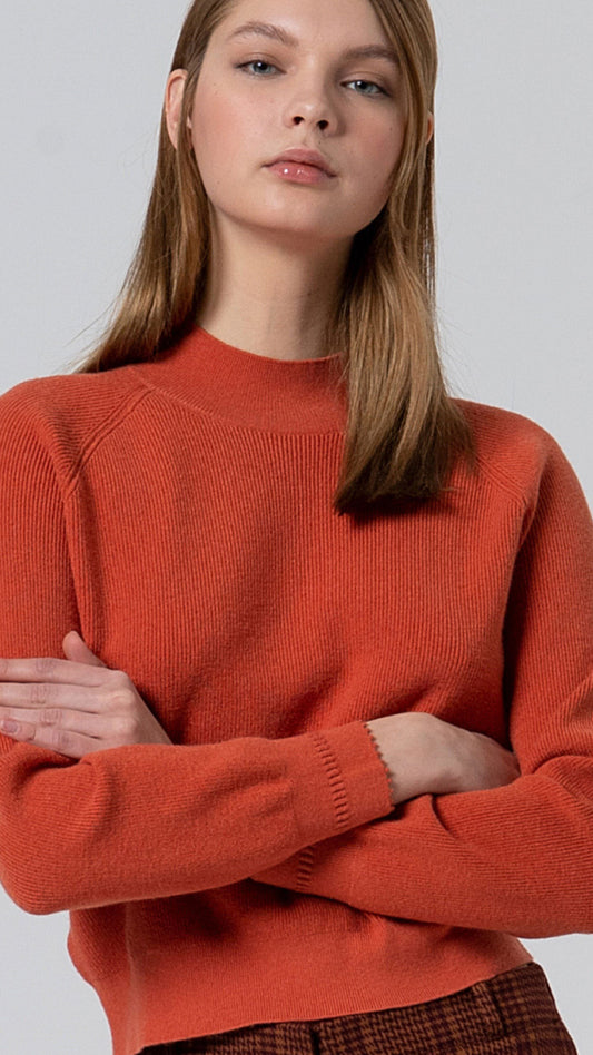 Jersey Canalé Cuello Perkins Teja